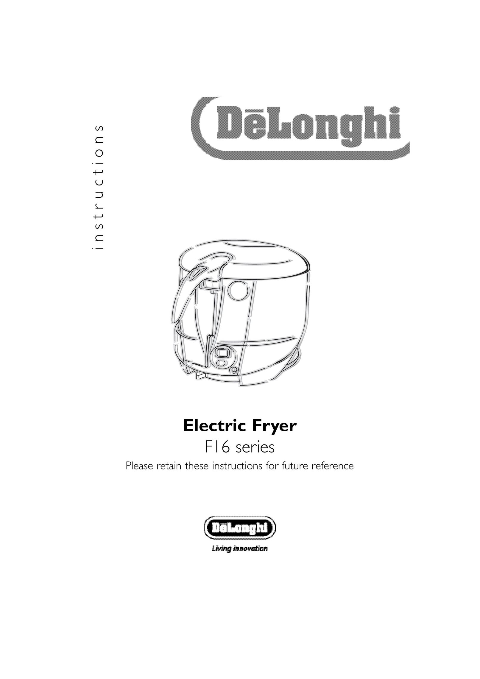 DeLonghi F16313 Fryer User Manual