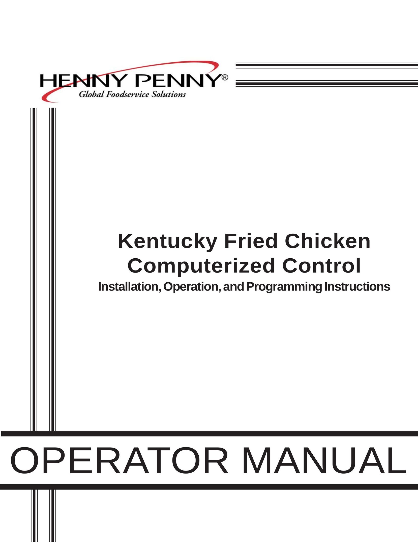 Henny Penny FM07-020-F Fryer User Manual