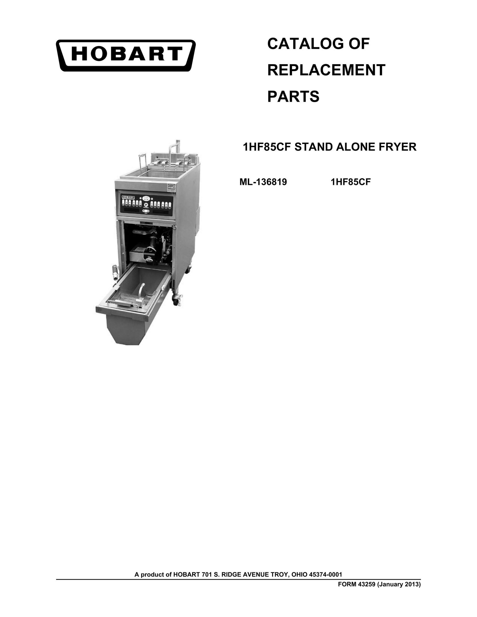 Hobart 1HF85CF Fryer User Manual