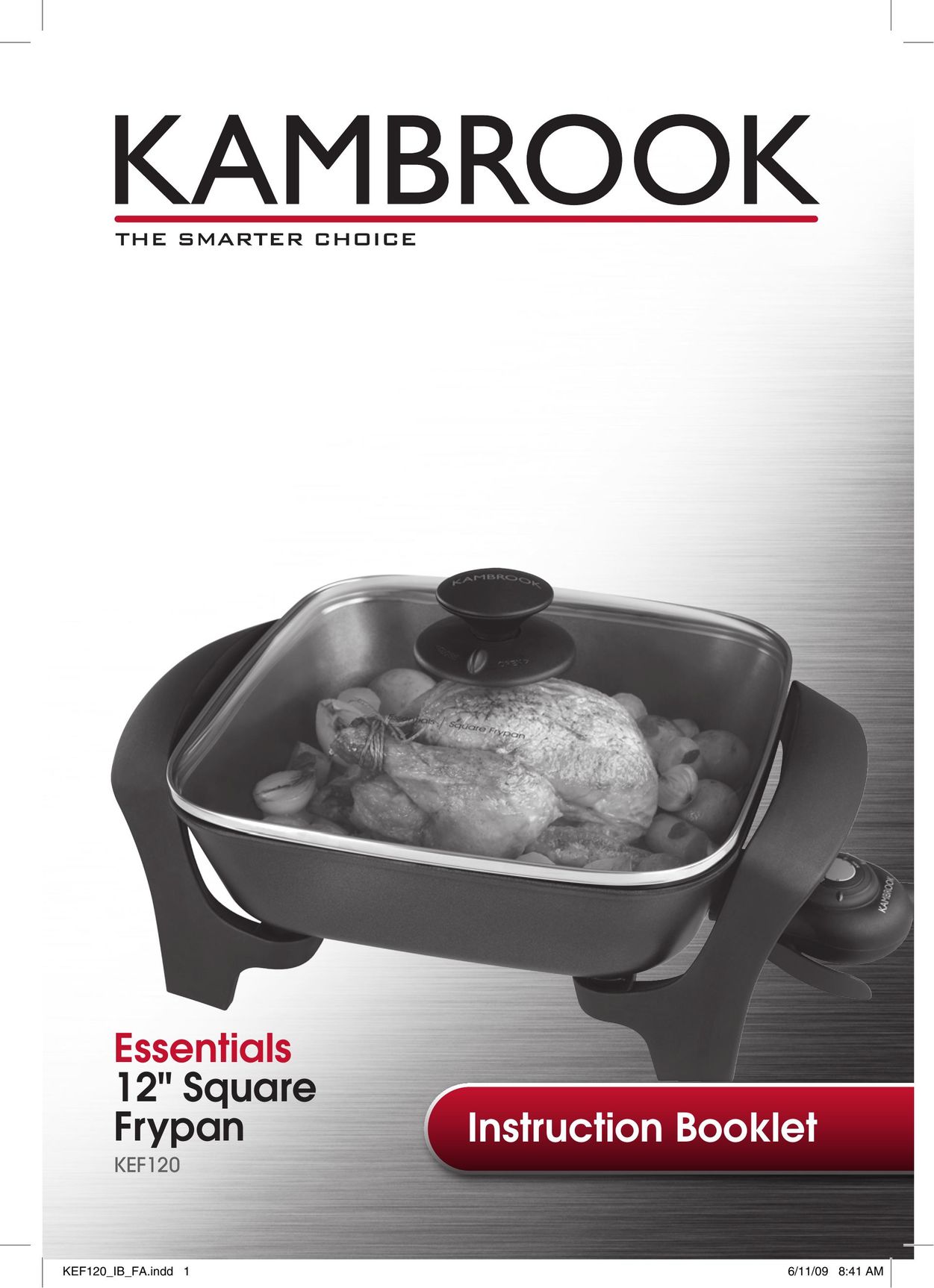 Kambrook KEF120 Fryer User Manual