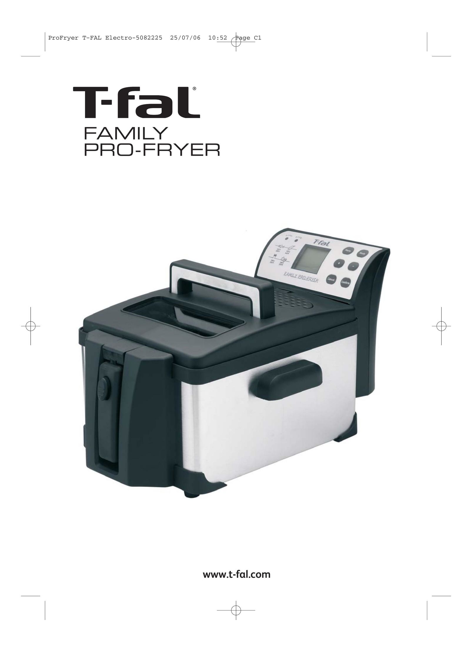 T-Fal Family Pro-Fryer Fryer User Manual