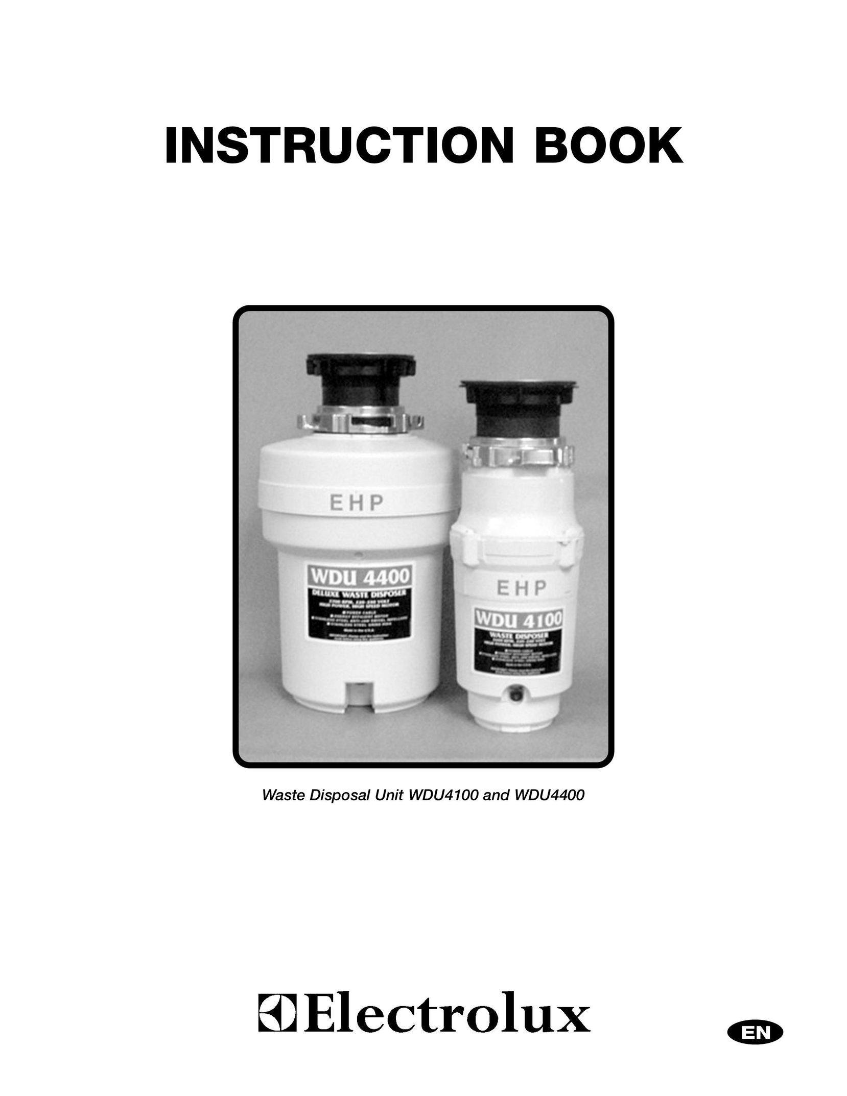 Electrolux WDU4100 Garbage Disposal User Manual