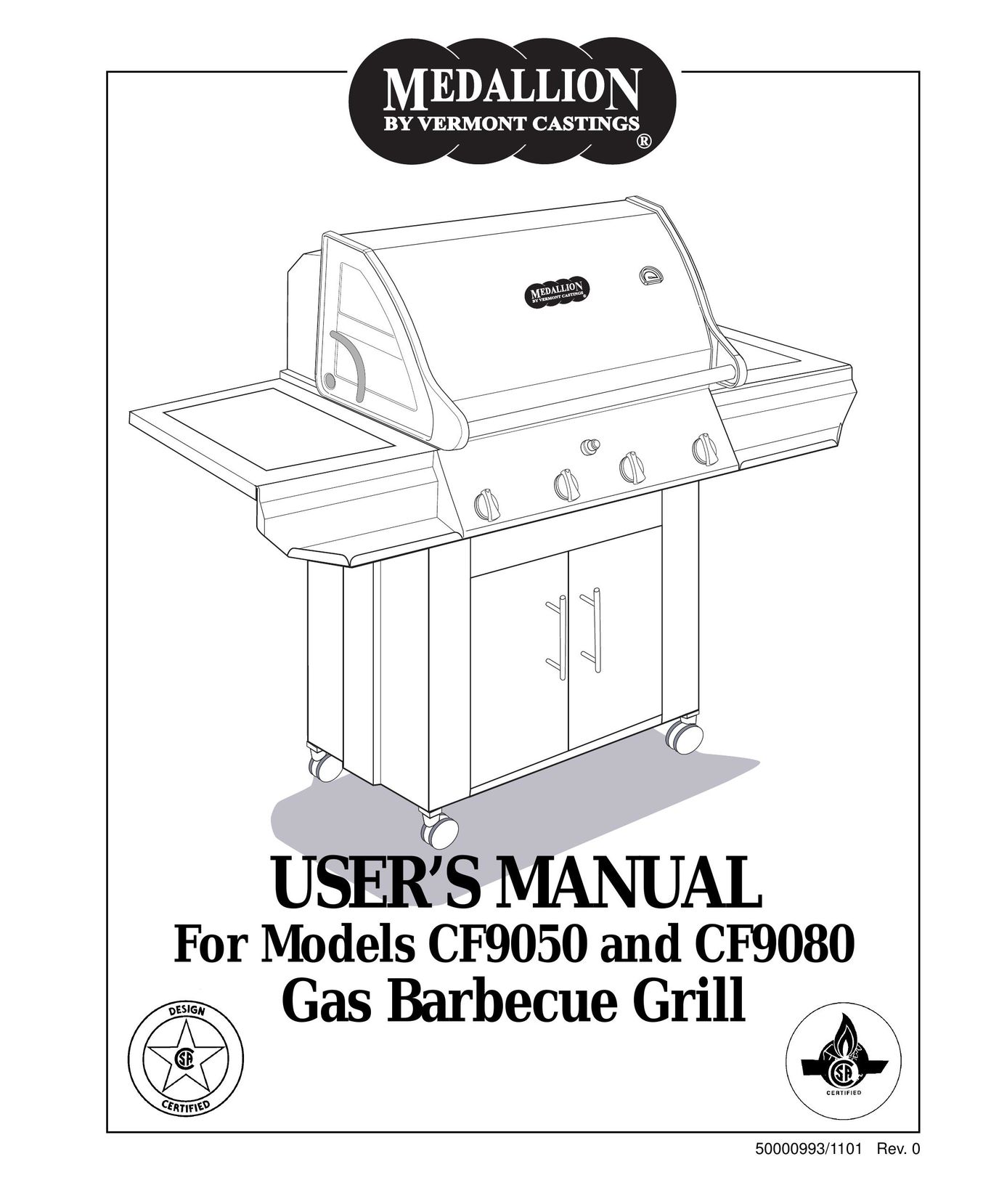 Vermont Casting CF9050 Griddle User Manual