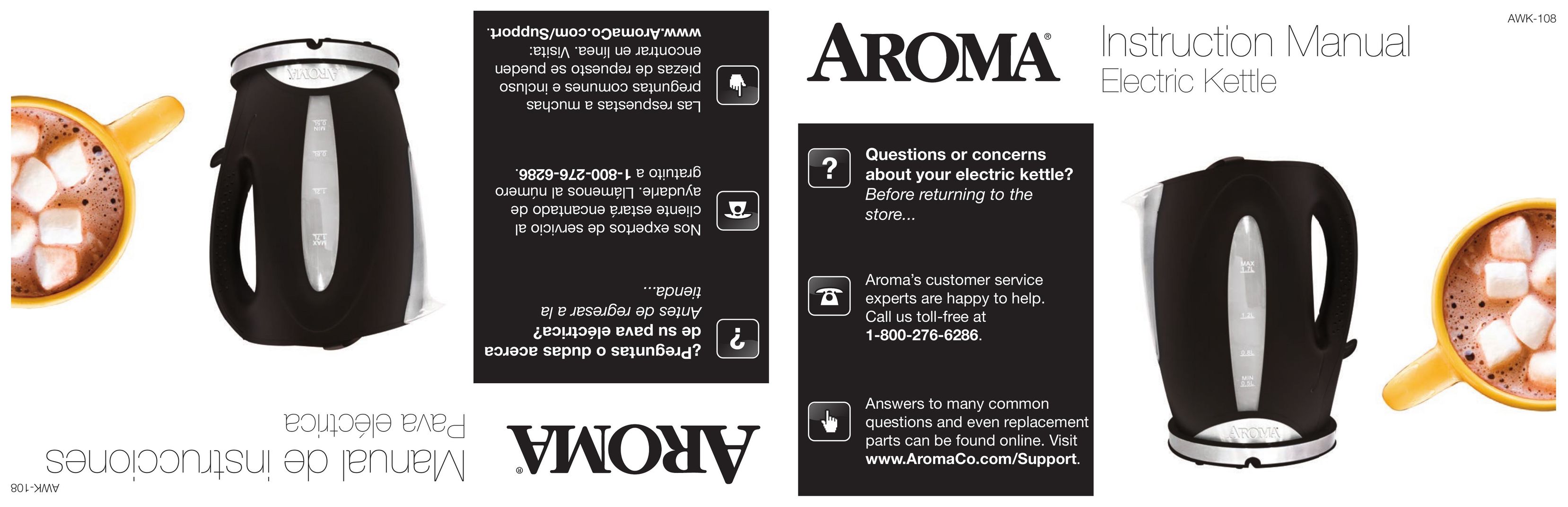 Aroma AWK-108 Hot Beverage Maker User Manual