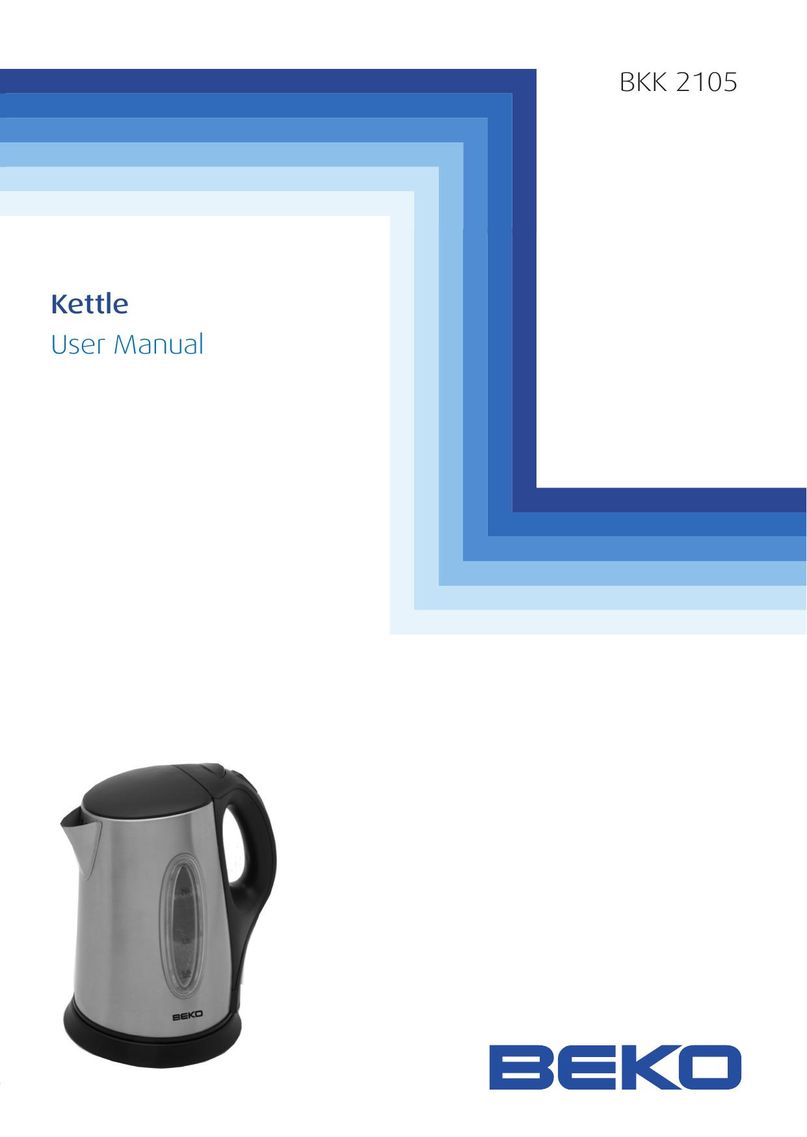 Beko BKK 2105 Hot Beverage Maker User Manual