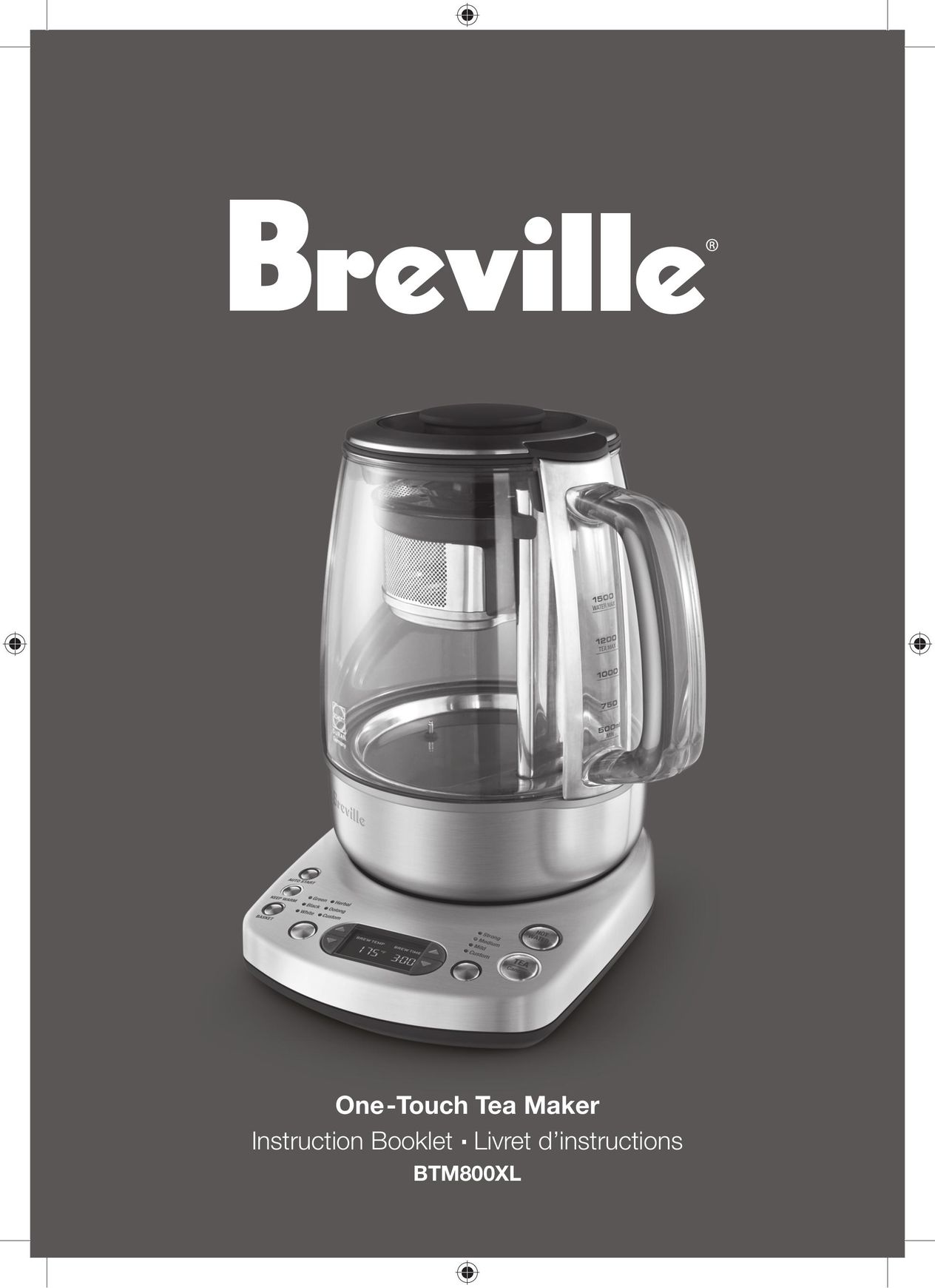 Breville BTM800XL Hot Beverage Maker User Manual
