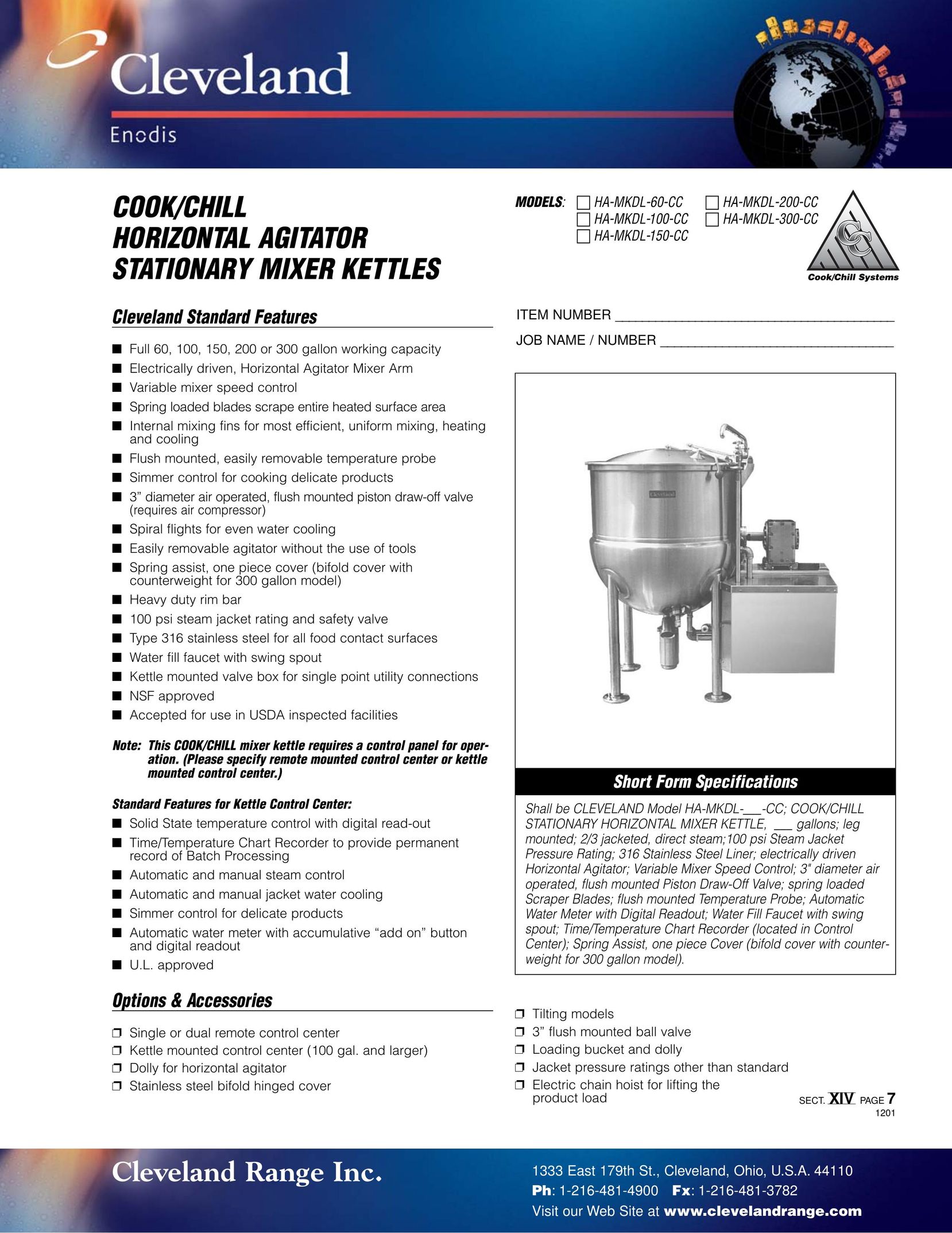 Cleveland Range HA-MKDL-300-CC Hot Beverage Maker User Manual