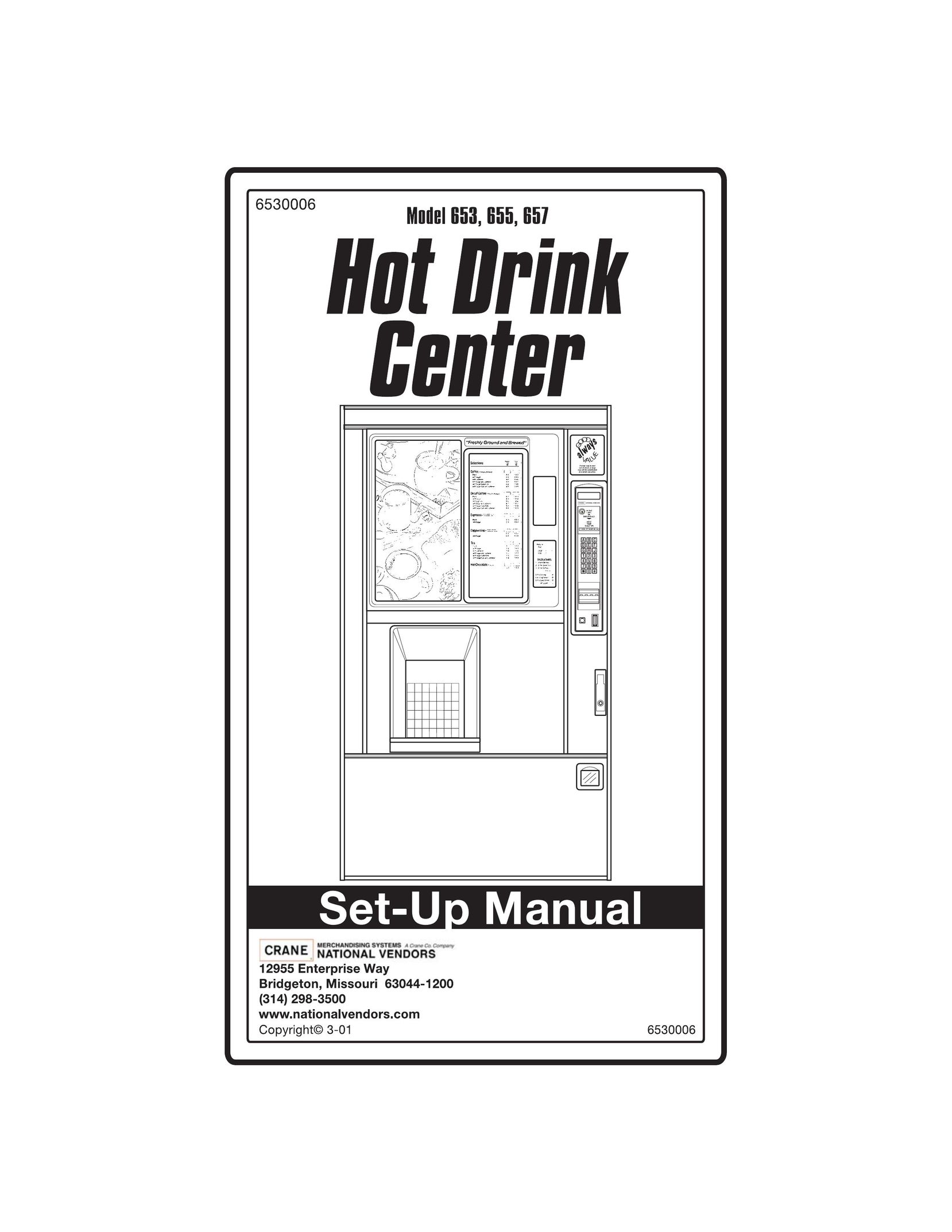 Crane Merchandising Systems Hot Drink Center Hot Beverage Maker User Manual