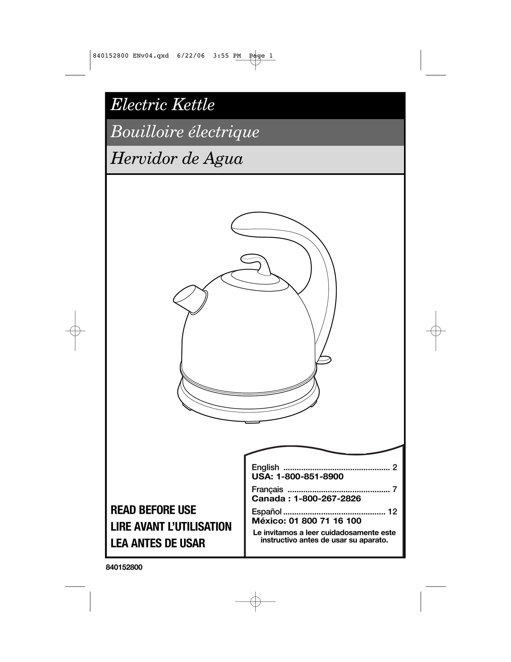 Hamilton Beach 168950 K14 Hot Beverage Maker User Manual