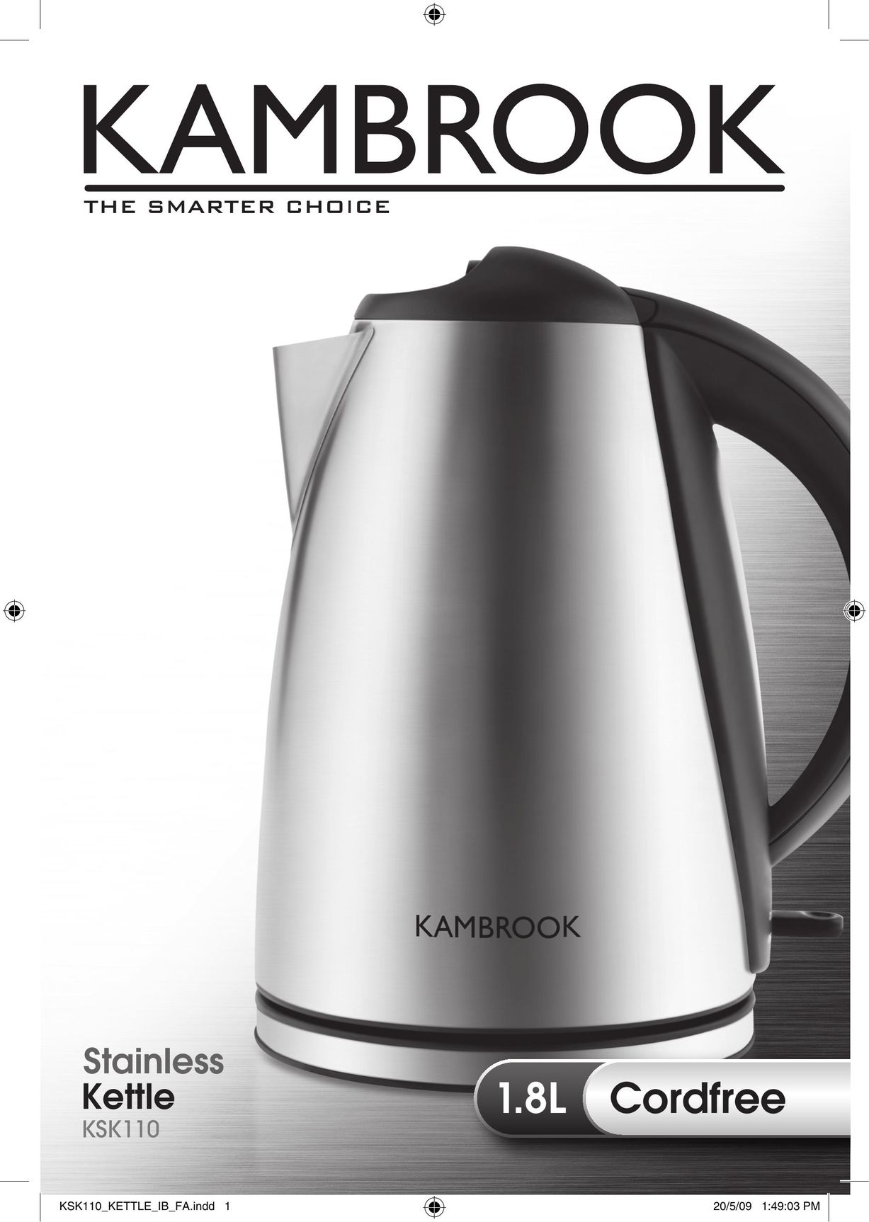 Kambrook KSK110 Hot Beverage Maker User Manual