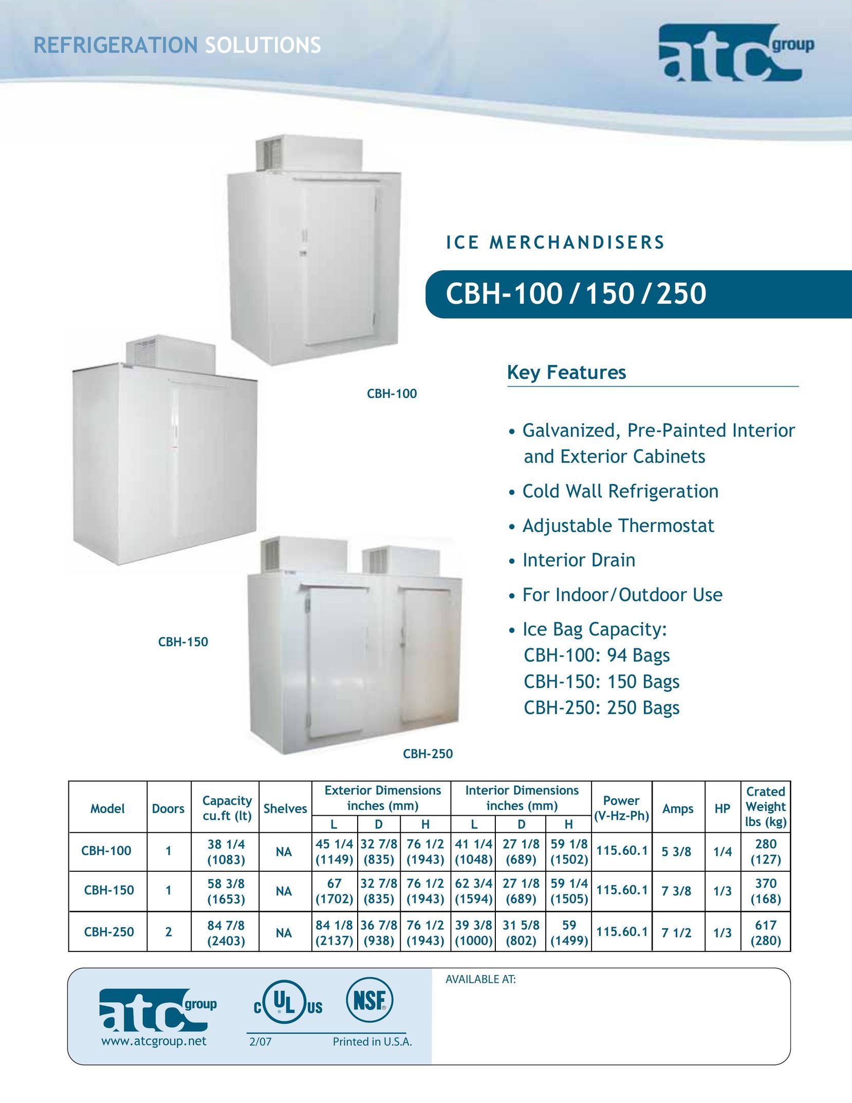 ATC Group CBH-150 Ice Maker User Manual