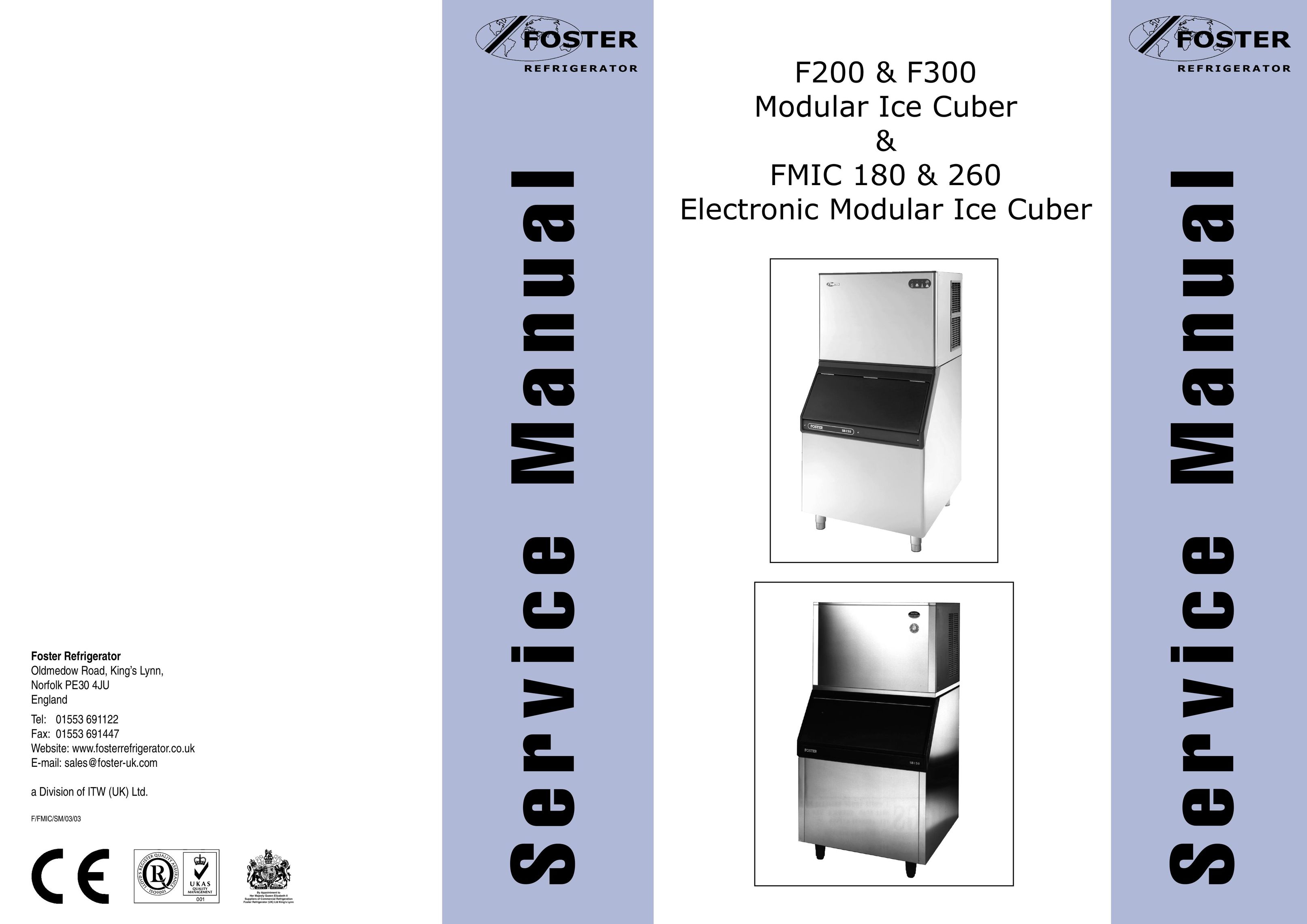 Foster FMIC180 Ice Maker User Manual