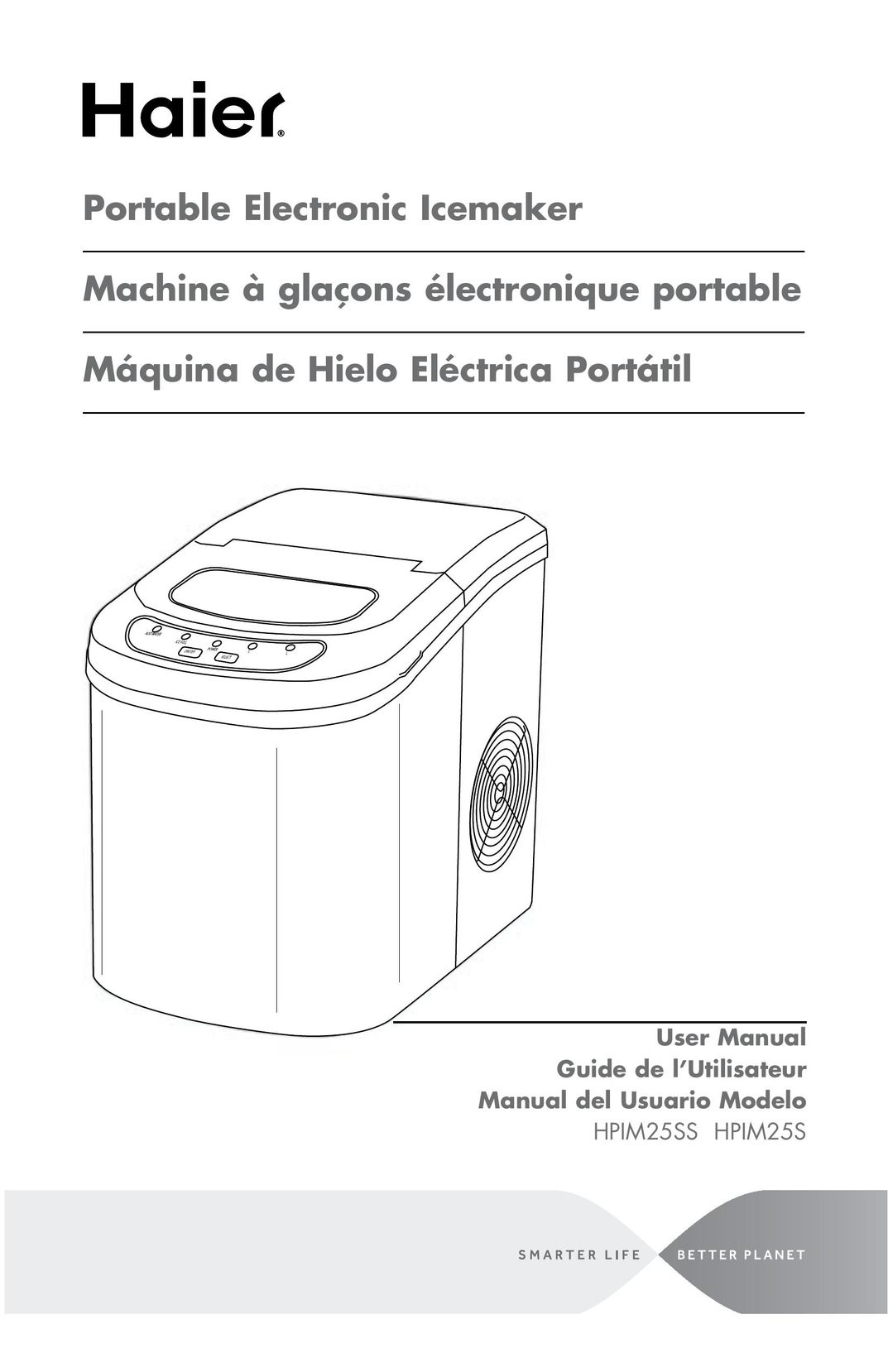 Haier HPIM25SS Ice Maker User Manual