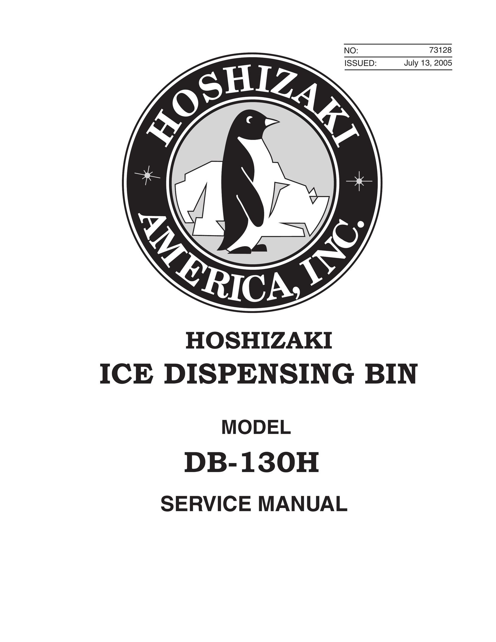 Hoshizaki DB-130H Ice Maker User Manual