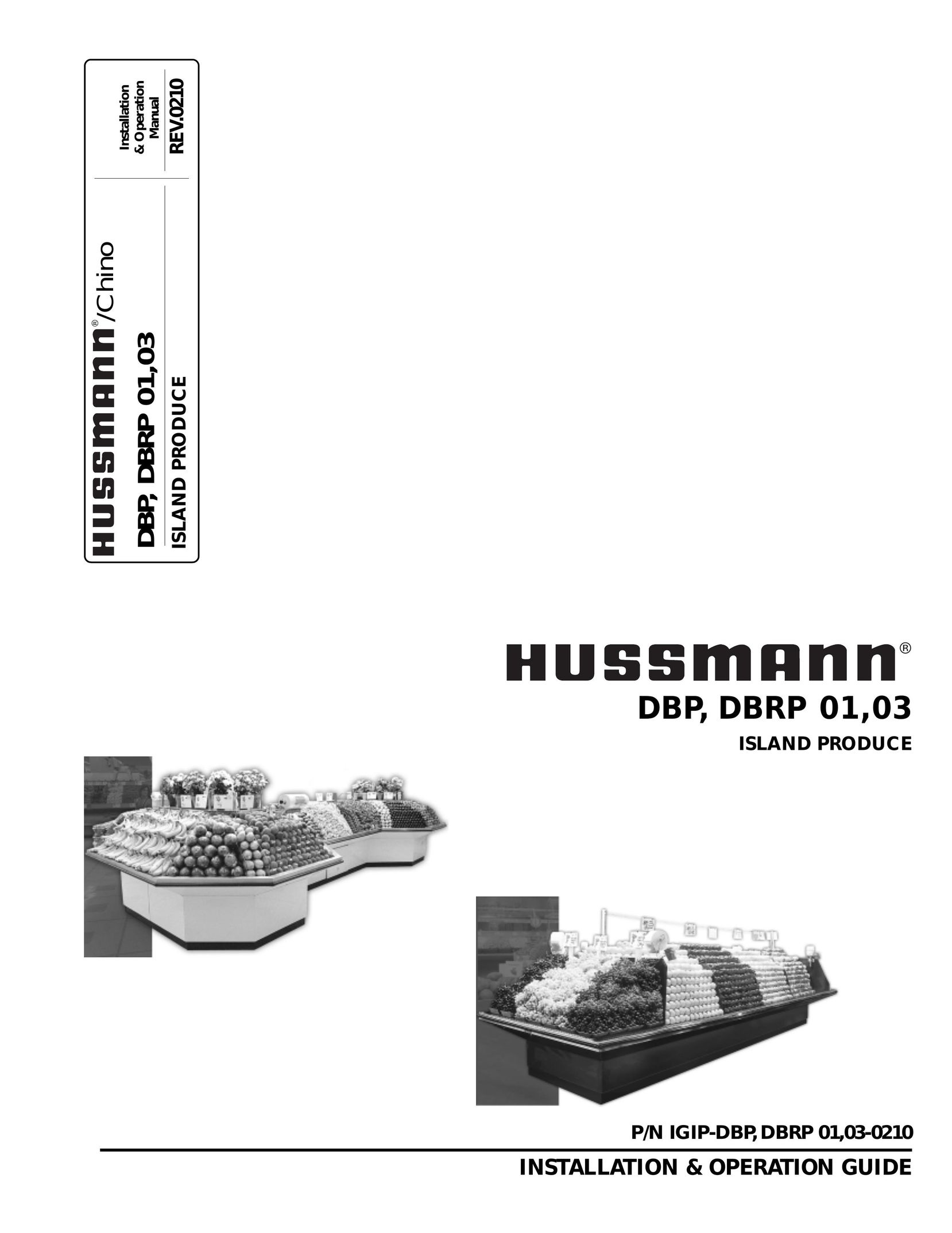 hussman DBRP 01 Ice Maker User Manual