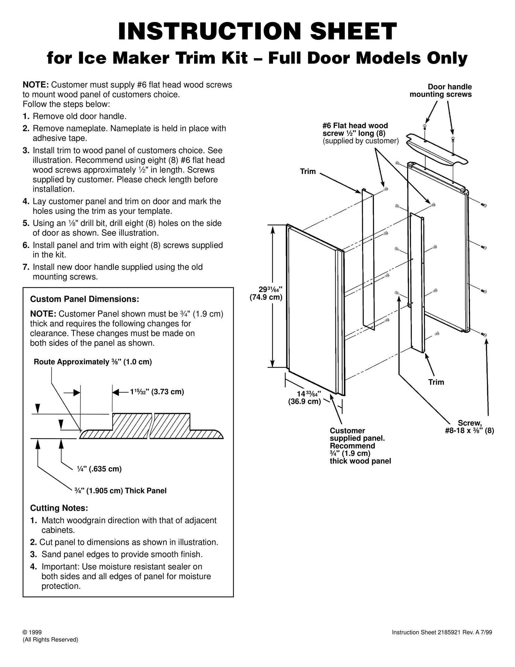 Whirlpool GI15NFLTS Ice Maker User Manual
