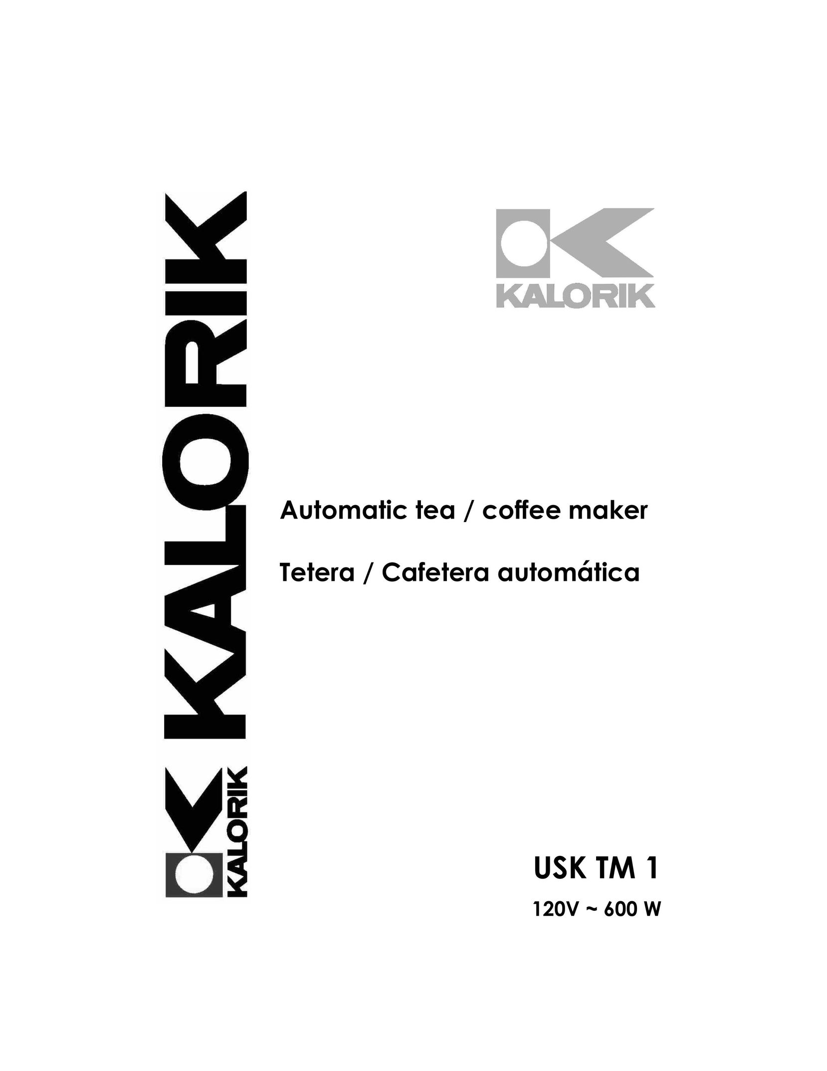 Kalorik usktm1 Ice Tea Maker User Manual
