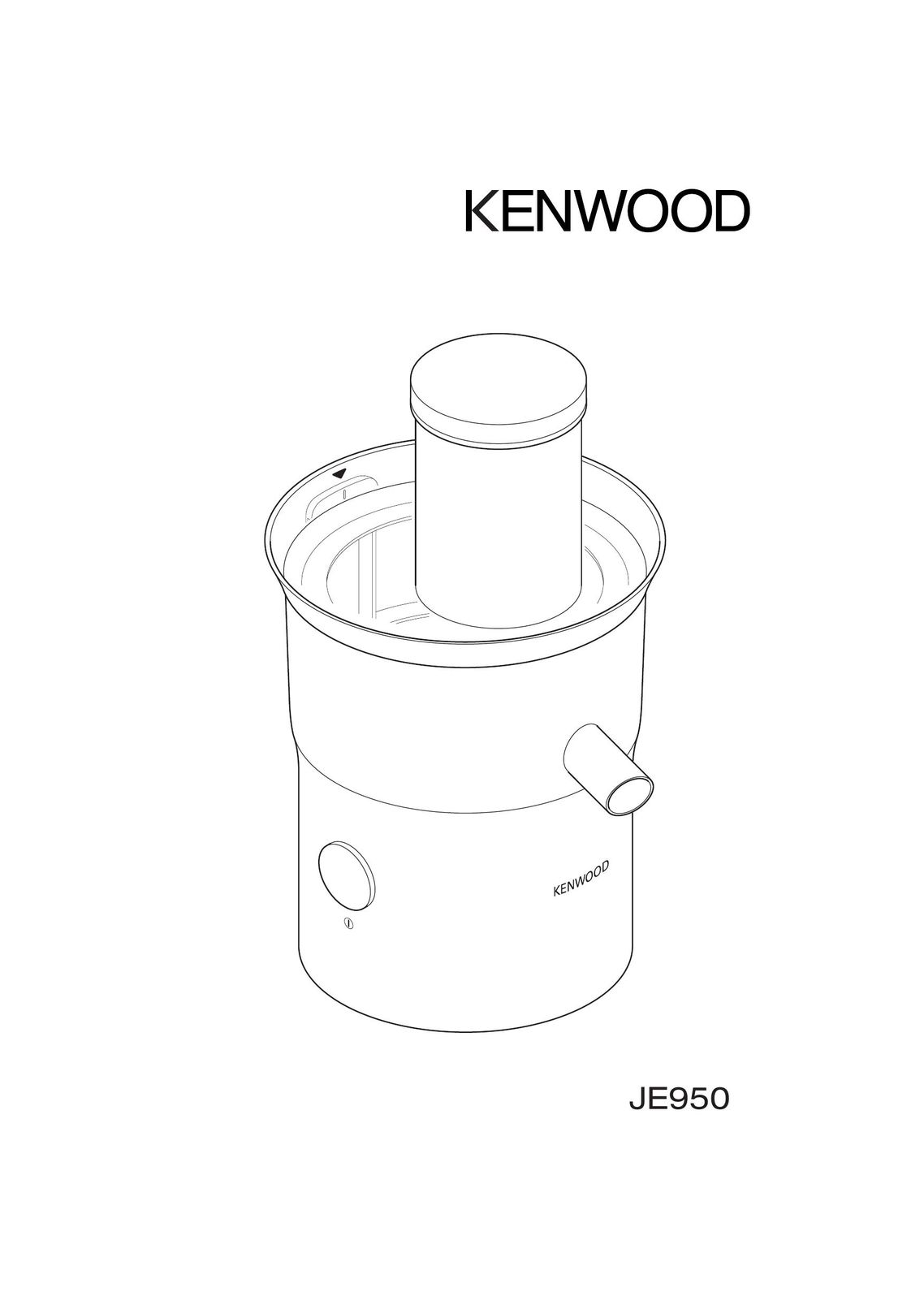 Kenwood JE950 Juicer User Manual