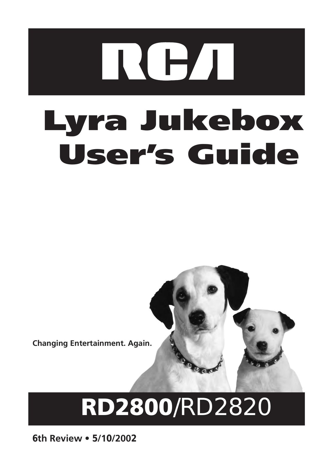 RCA RD2800 Juicer User Manual