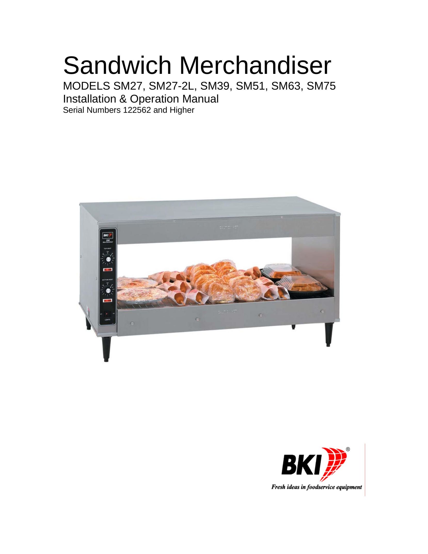 Bakers Pride Oven SM51 Kitchen Grill User Manual