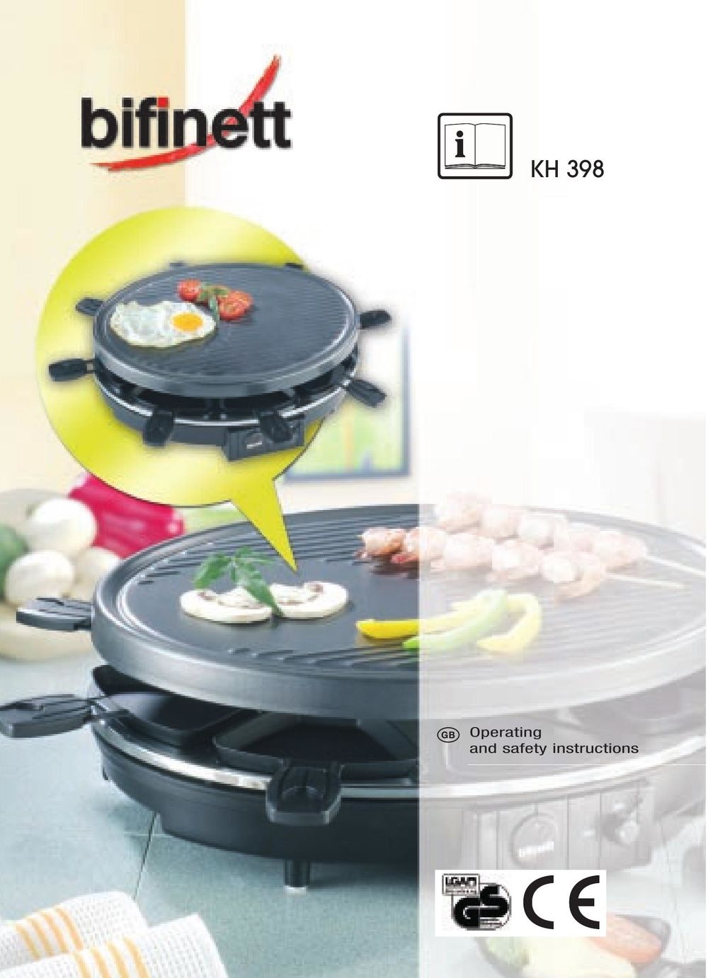 Bifinett KH 398 Kitchen Grill User Manual