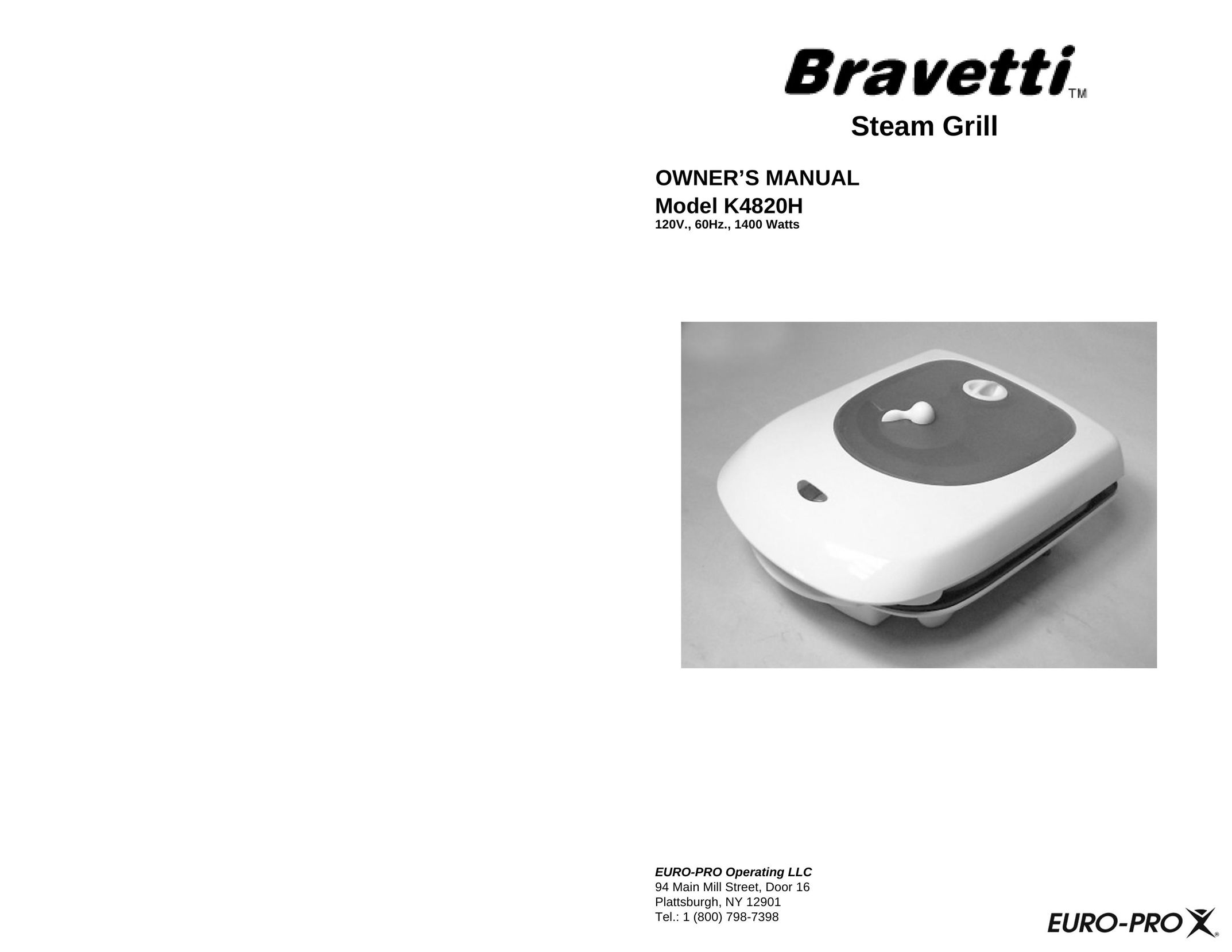 Bravetti K4820H Kitchen Grill User Manual