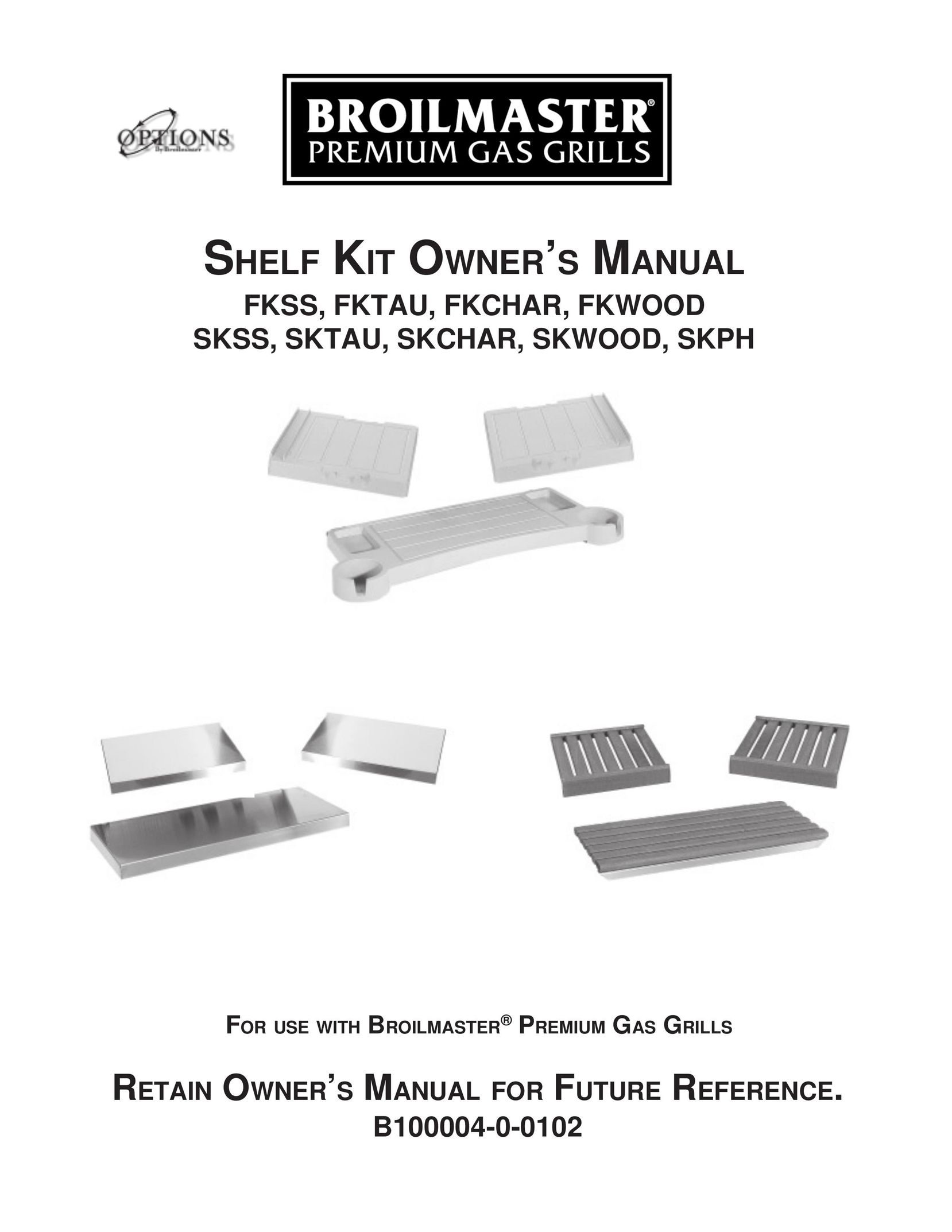 Broilmaster FKWOOD Kitchen Grill User Manual