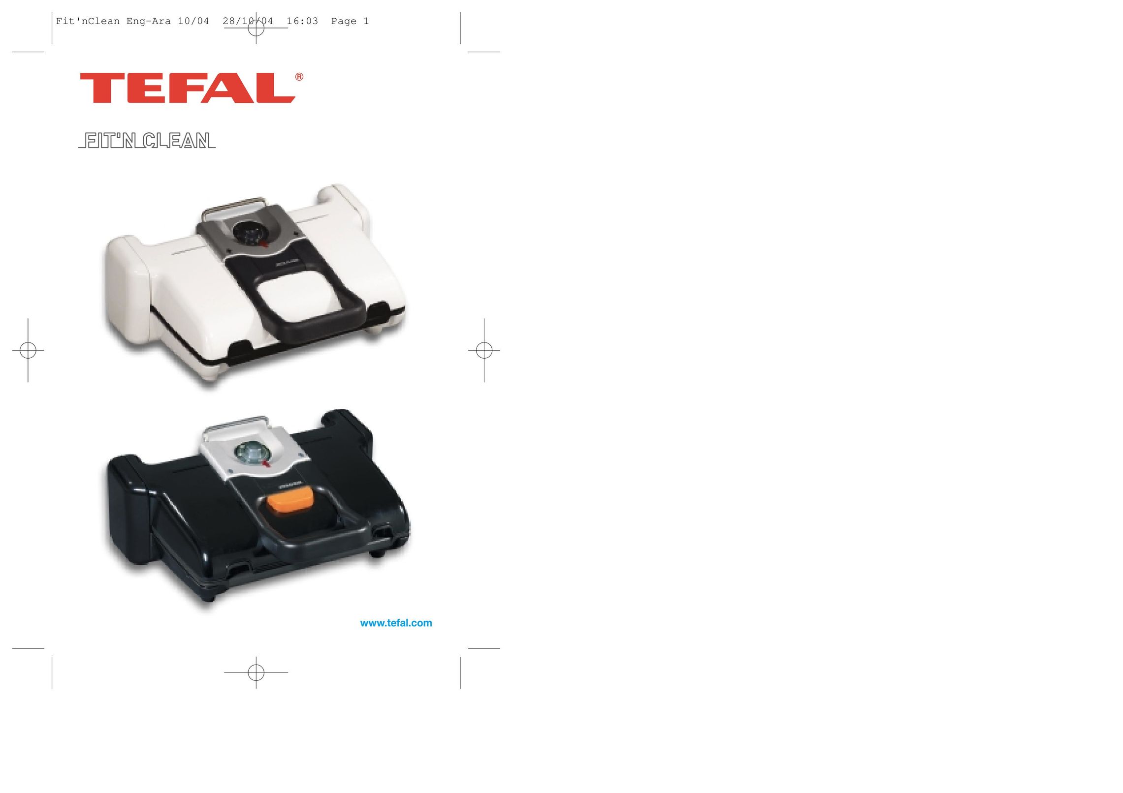 Groupe SEB USA - T-FAL FIT'N CLEAN Kitchen Grill User Manual