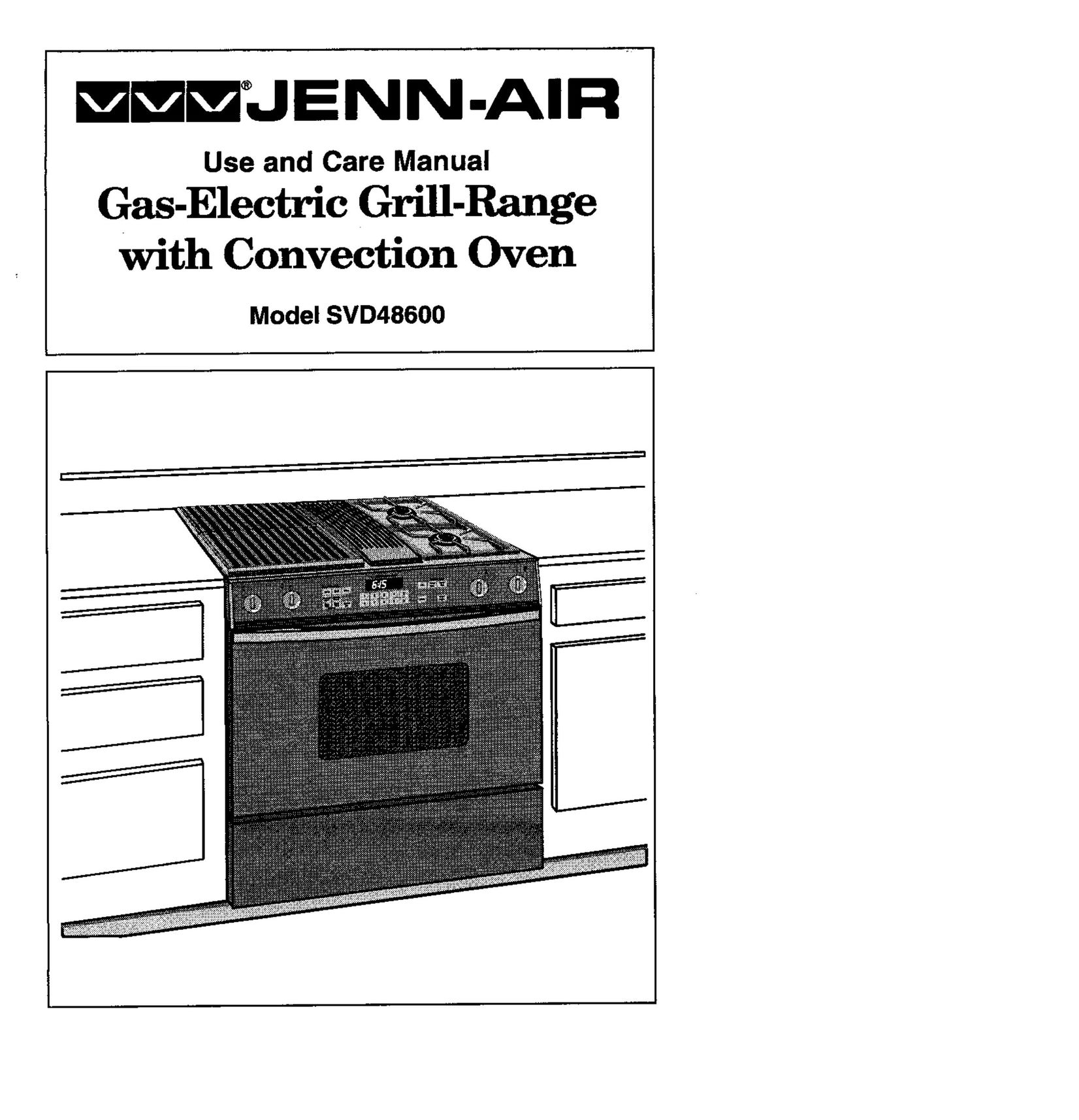 Jenn-Air SVD48600 Kitchen Grill User Manual