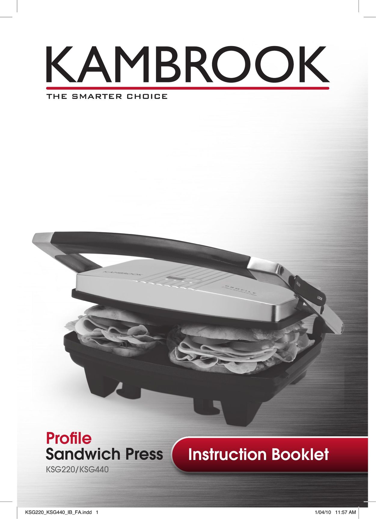 Kambrook KSG440 Kitchen Grill User Manual