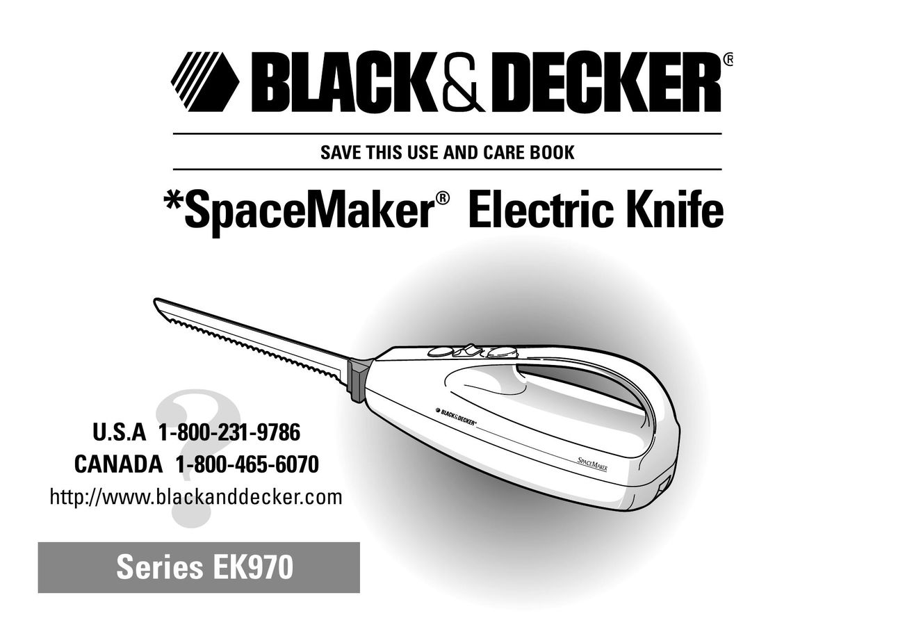 Black & Decker EK970 Kitchen Utensil User Manual