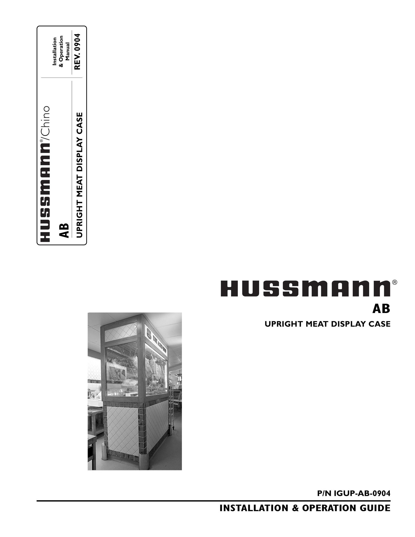 hussman P/N IGUP-AB-0904 Kitchen Utensil User Manual