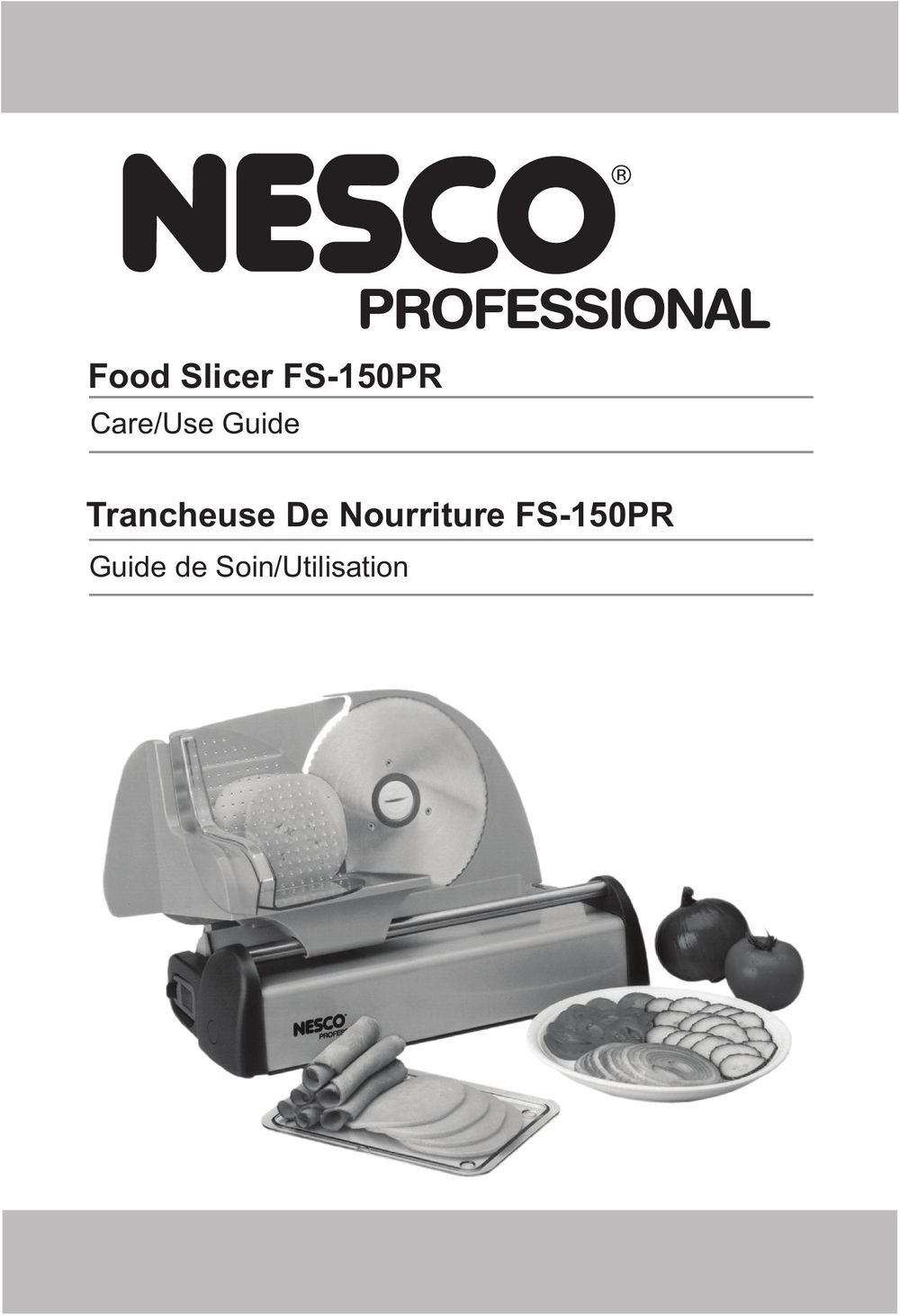 Nesco FS-150PR Kitchen Utensil User Manual