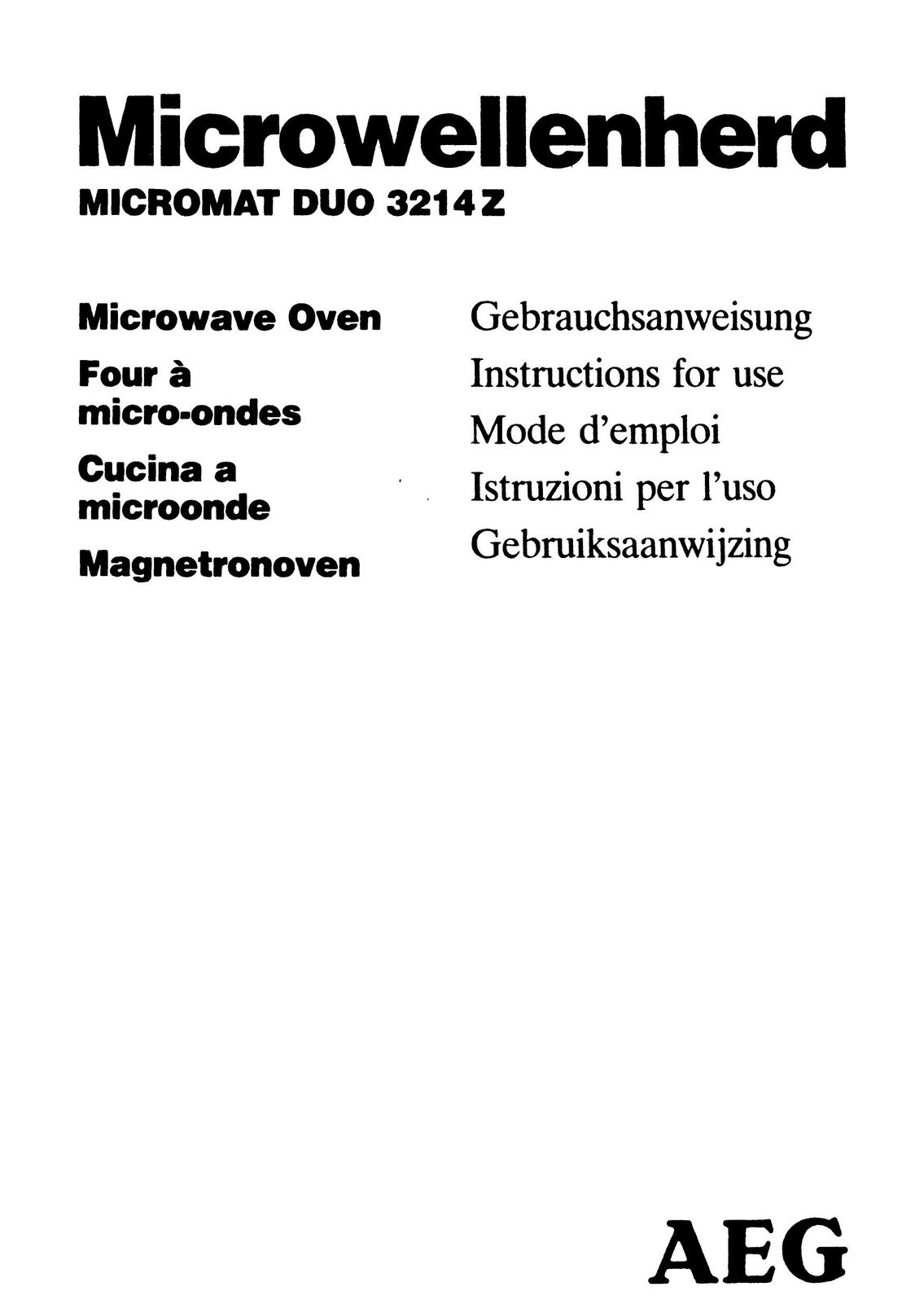 Aegis Micro U05022 Microwave Oven User Manual