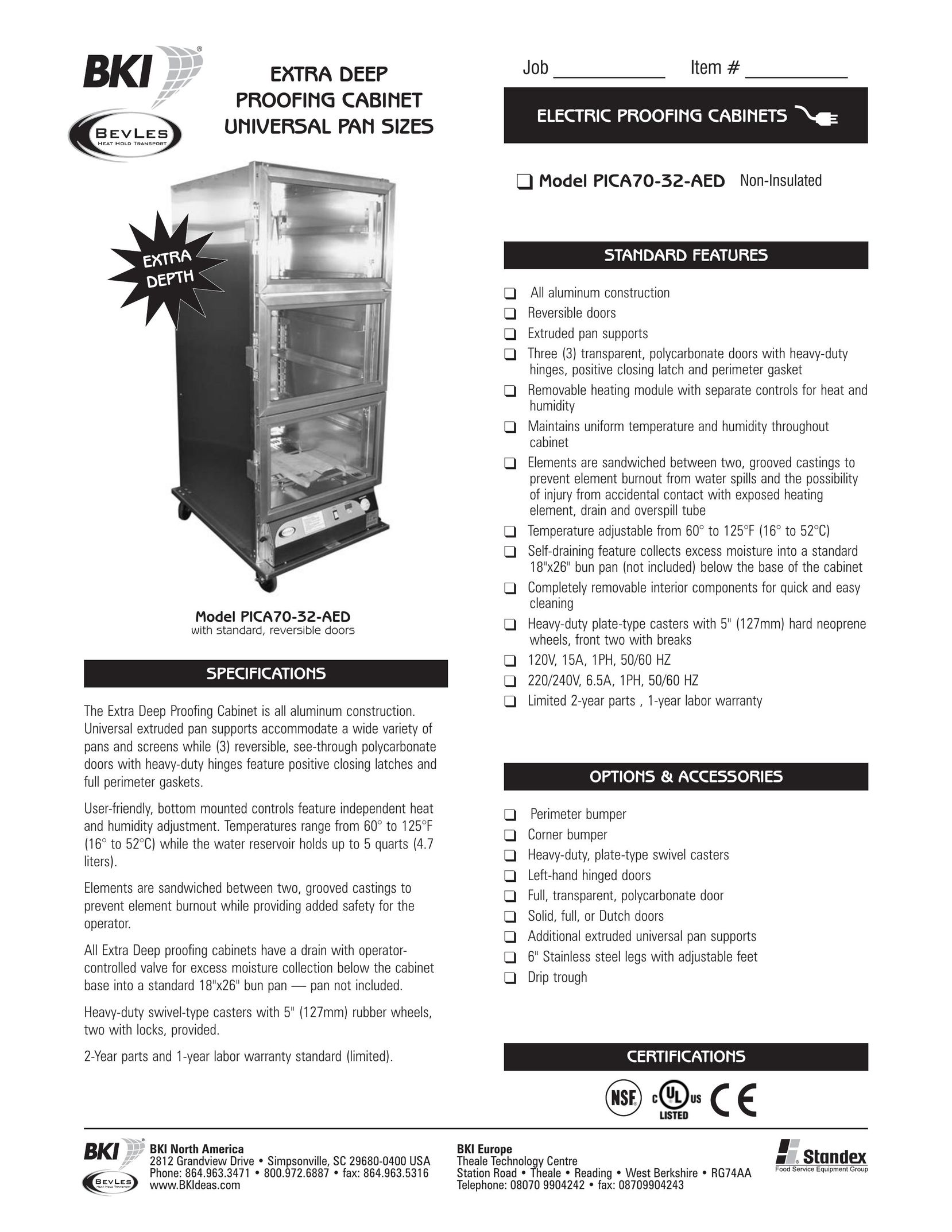 Bakers Pride Oven PICA70-32-AED Microwave Oven User Manual