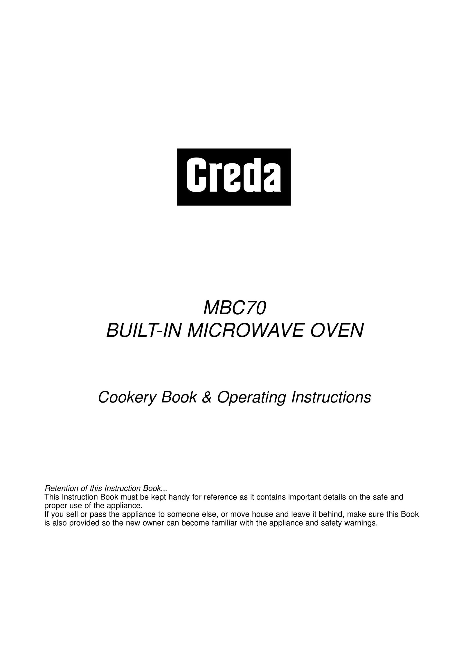 Creda MBC70 Microwave Oven User Manual