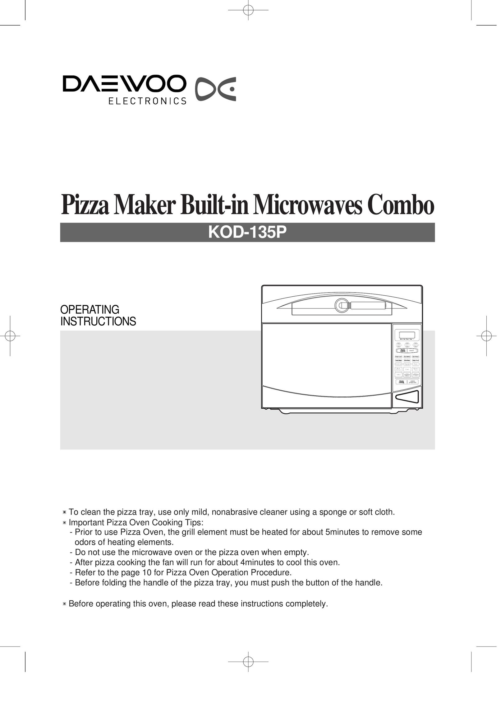 Daewoo KOD-135P Microwave Oven User Manual