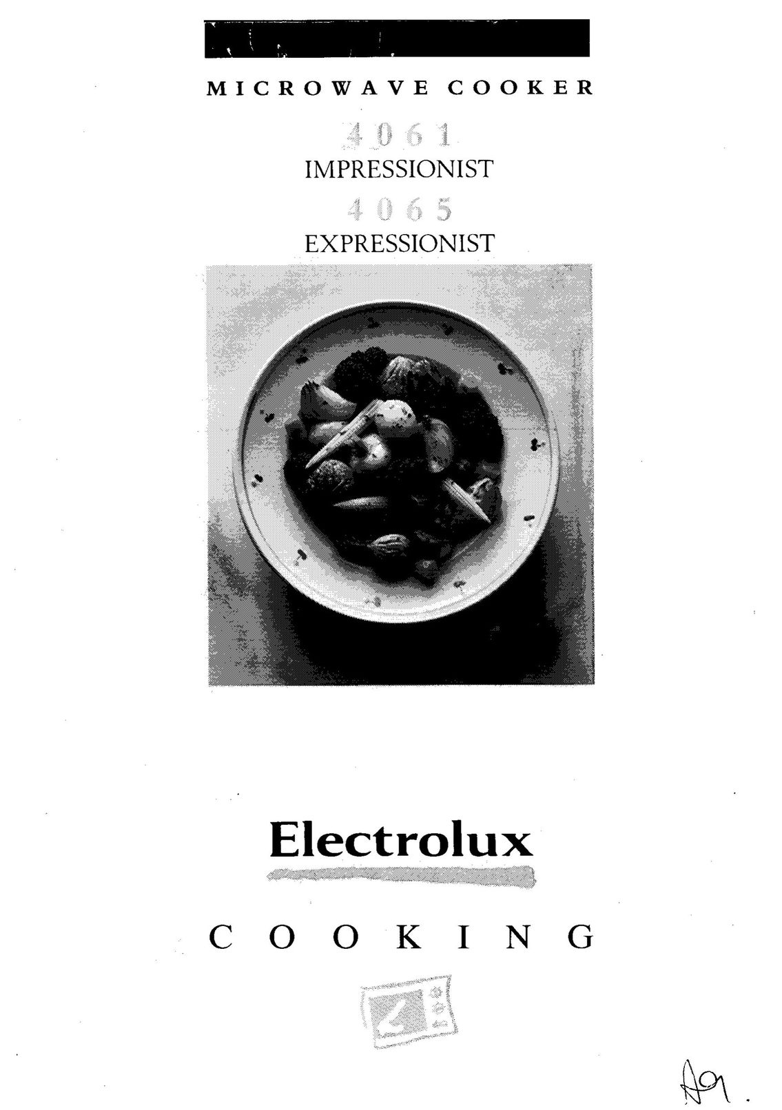 Electrolux 4061 Microwave Oven User Manual