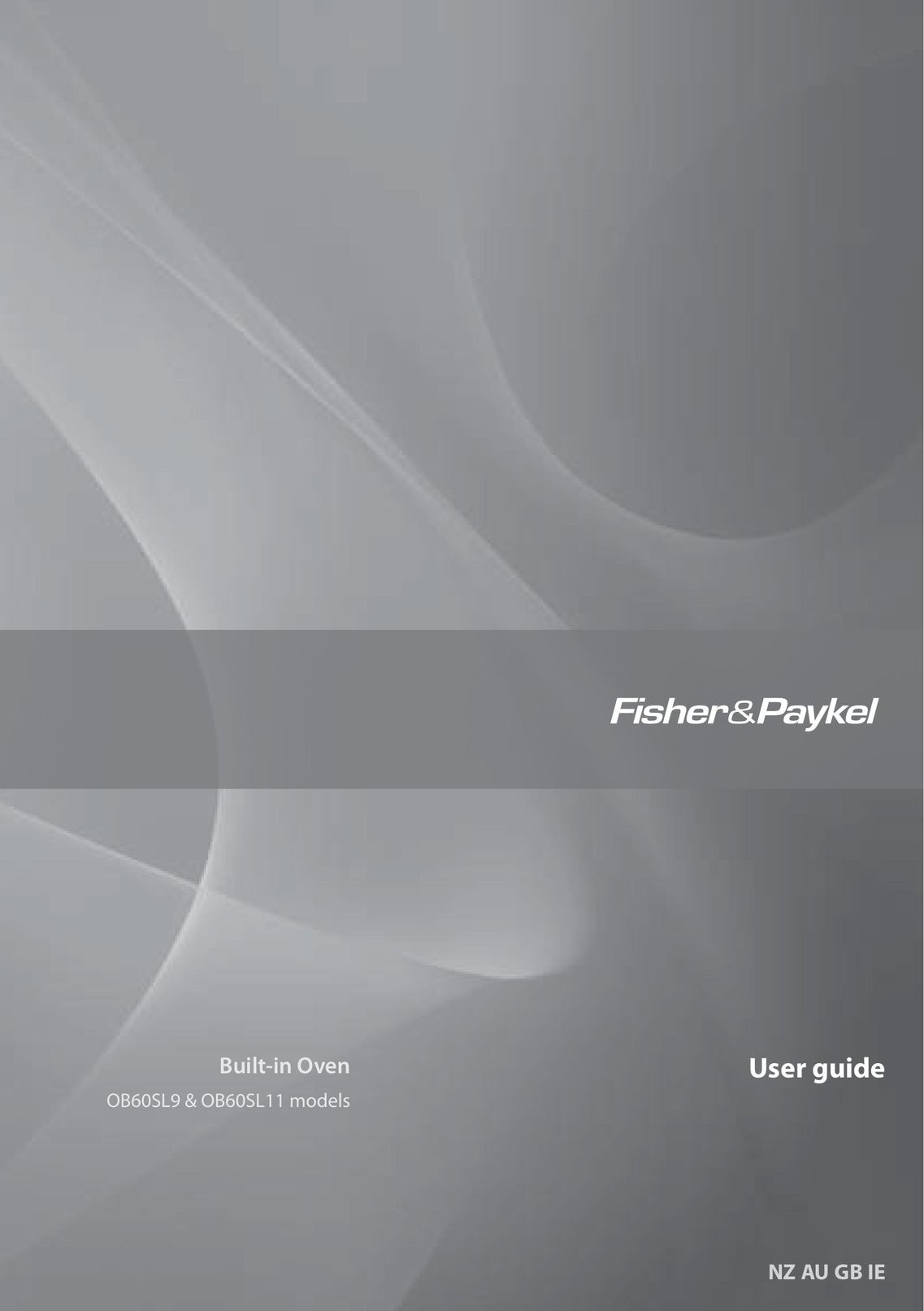 Fisher & Paykel OB60SL9 Microwave Oven User Manual