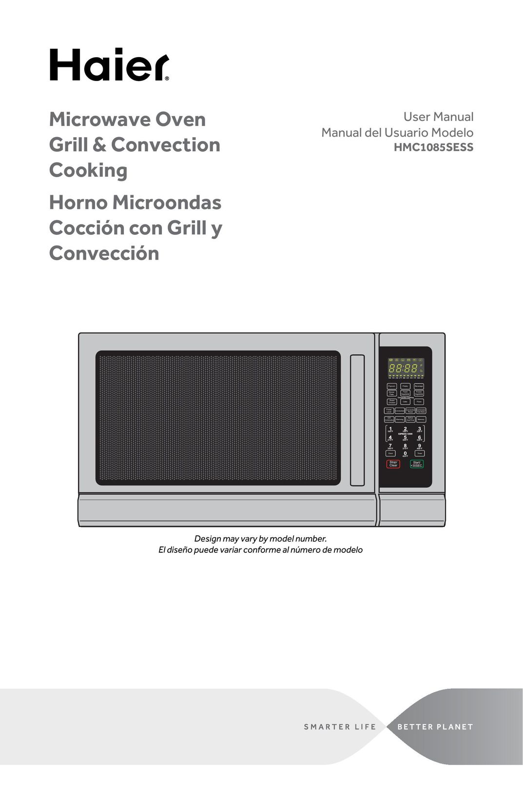 Haier HMC1085SESS Microwave Oven User Manual
