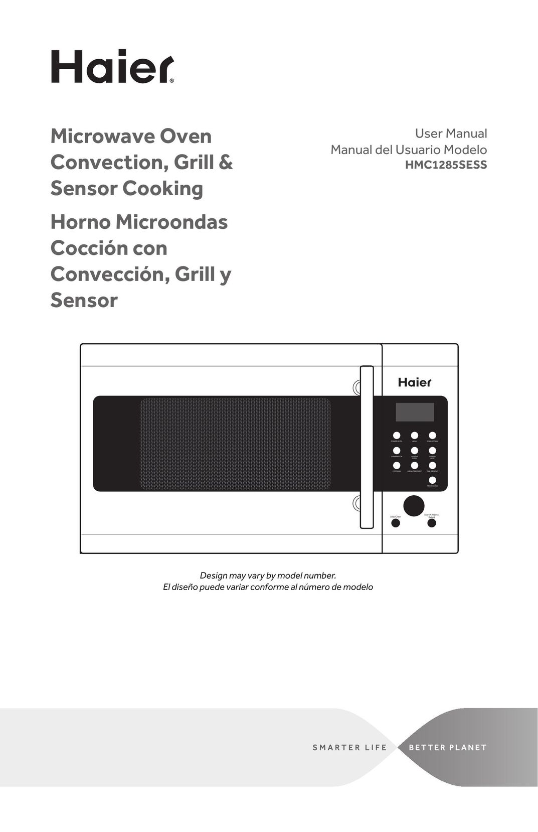 Haier HMC1285SESS Microwave Oven User Manual