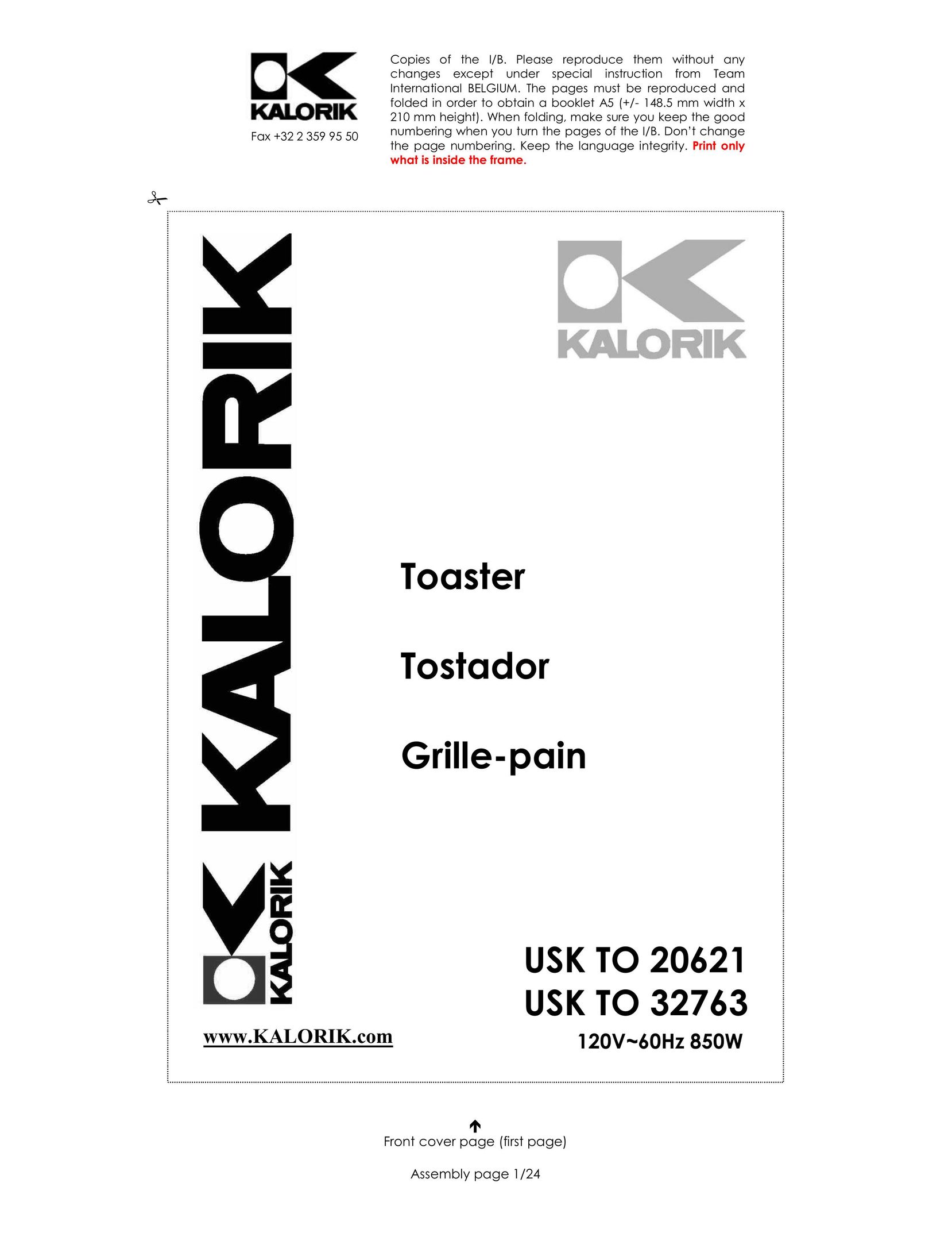 Kalorik USK TO 20621 Microwave Oven User Manual