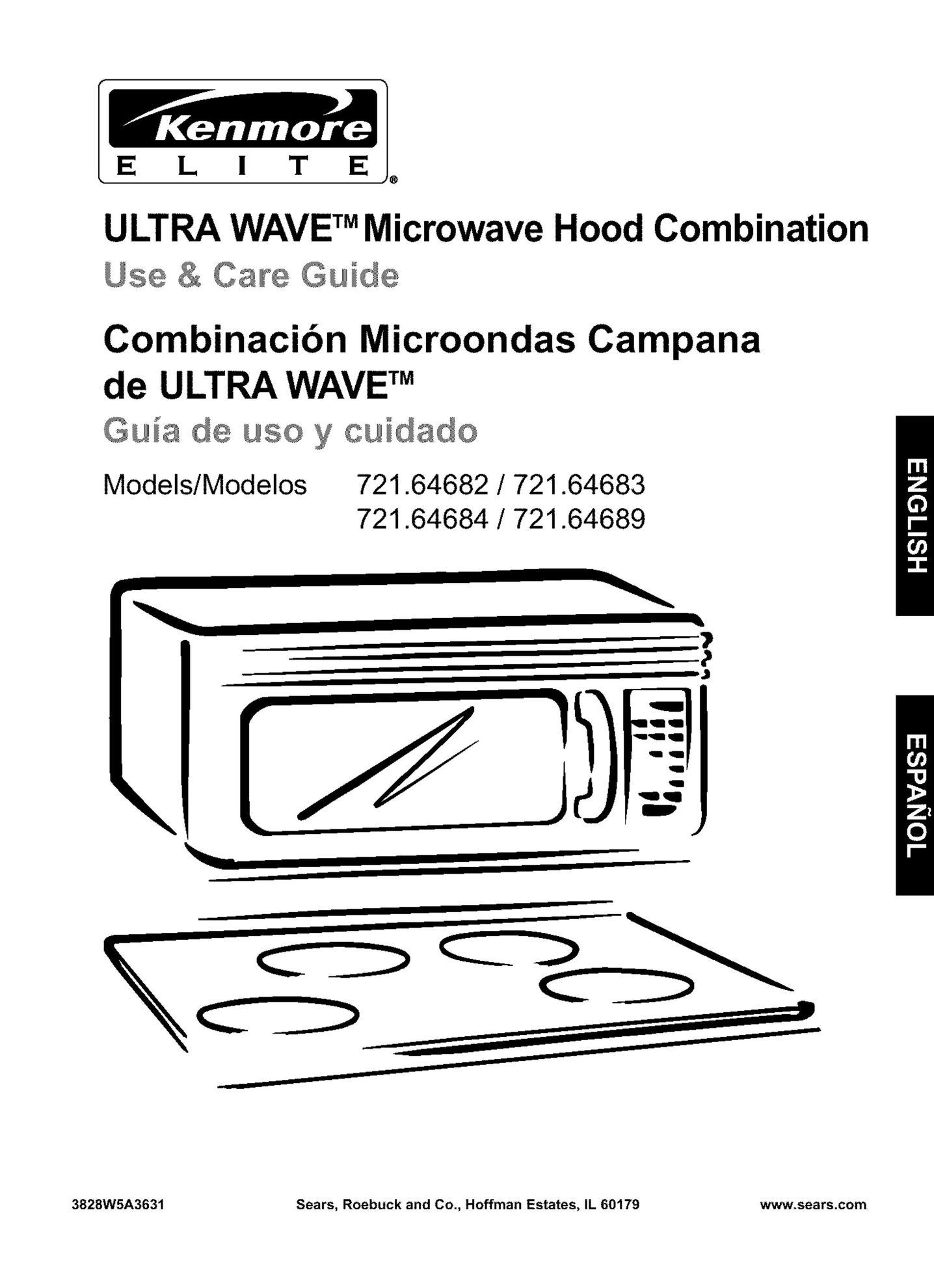 Kenmore 721.64683 Microwave Oven User Manual