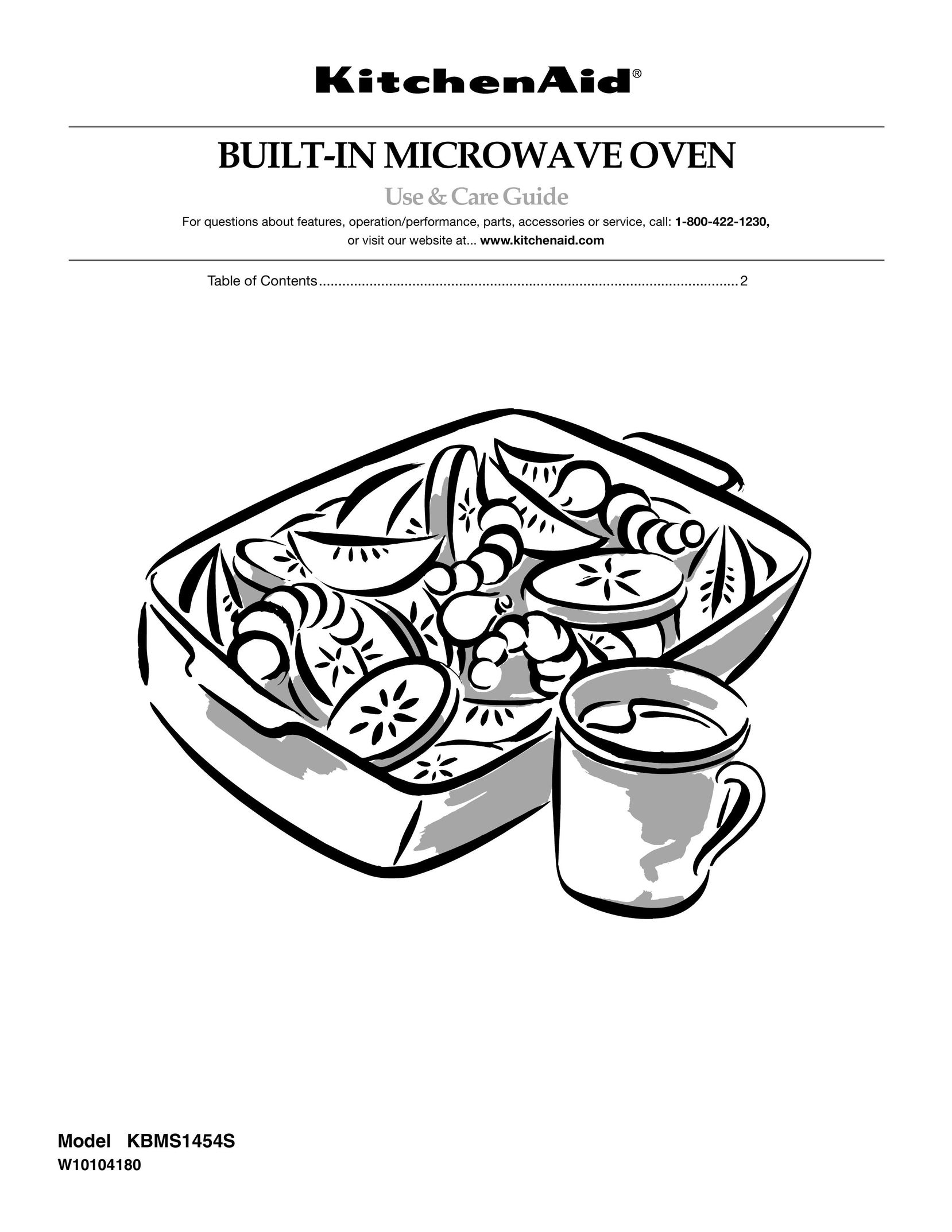 KitchenAid KBMS1454S Microwave Oven User Manual