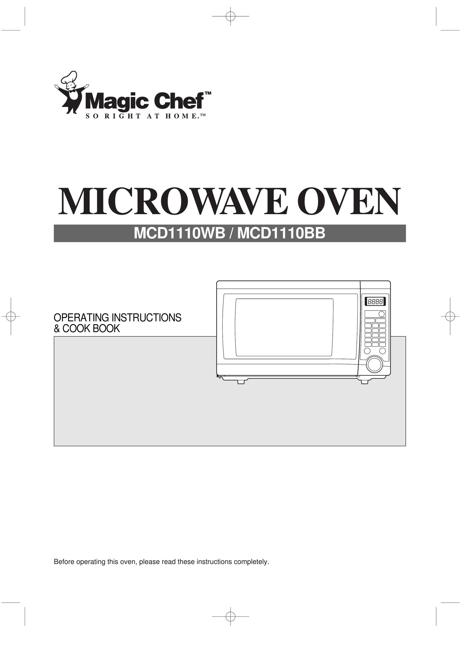 Magic Chef MCD1110WB Microwave Oven User Manual