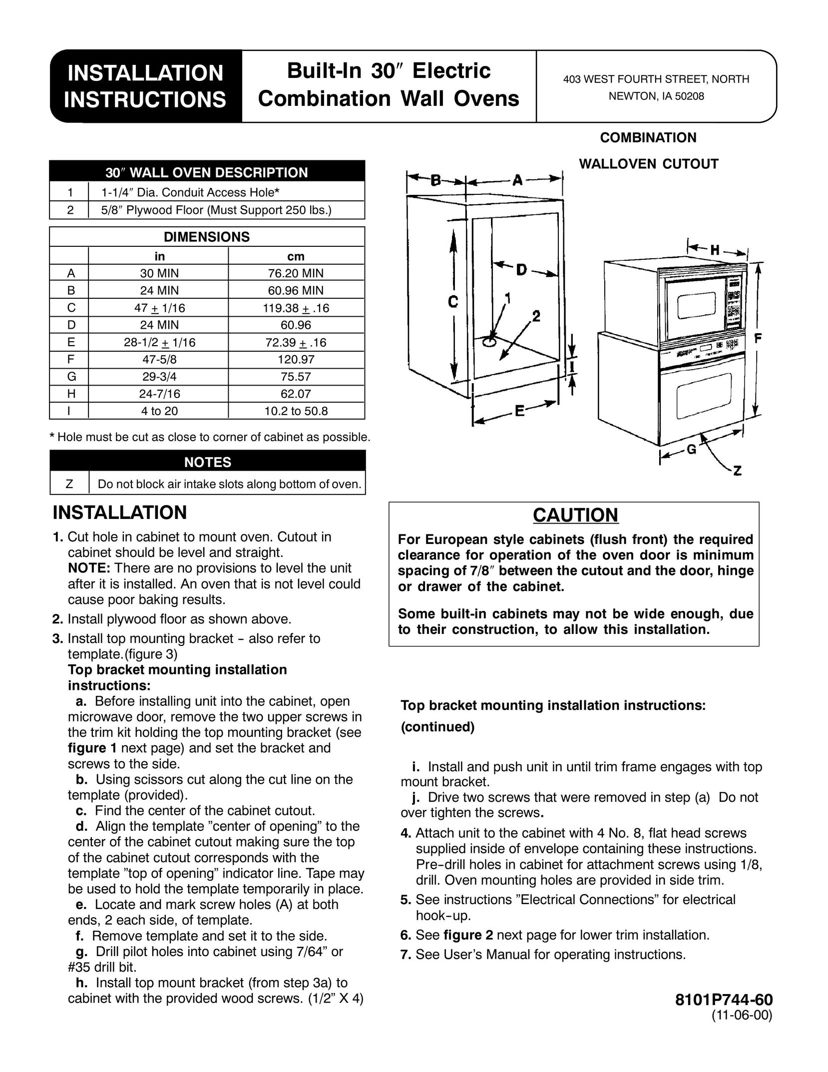 Maytag 11-06-00 Microwave Oven User Manual