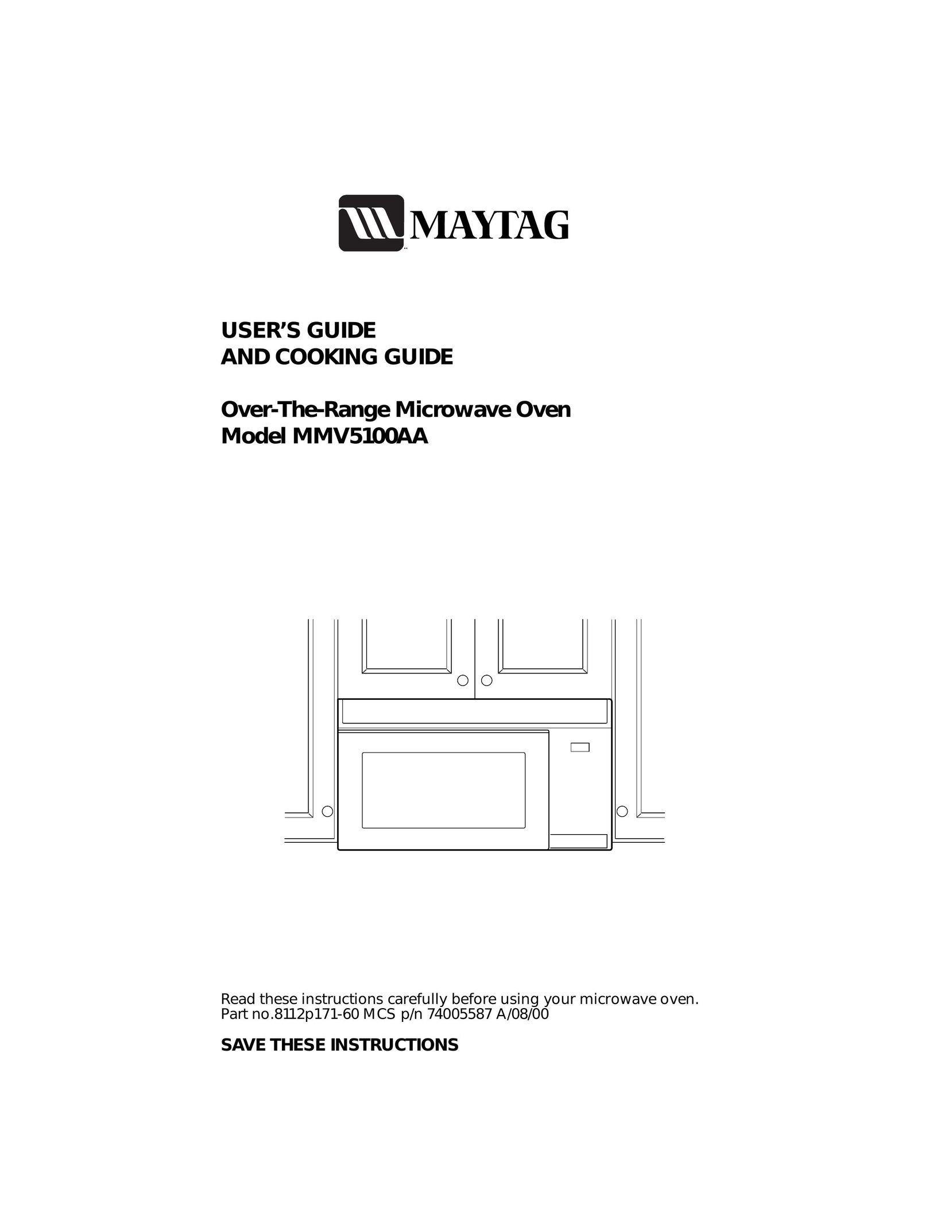 Maytag MMV5100AA Microwave Oven User Manual