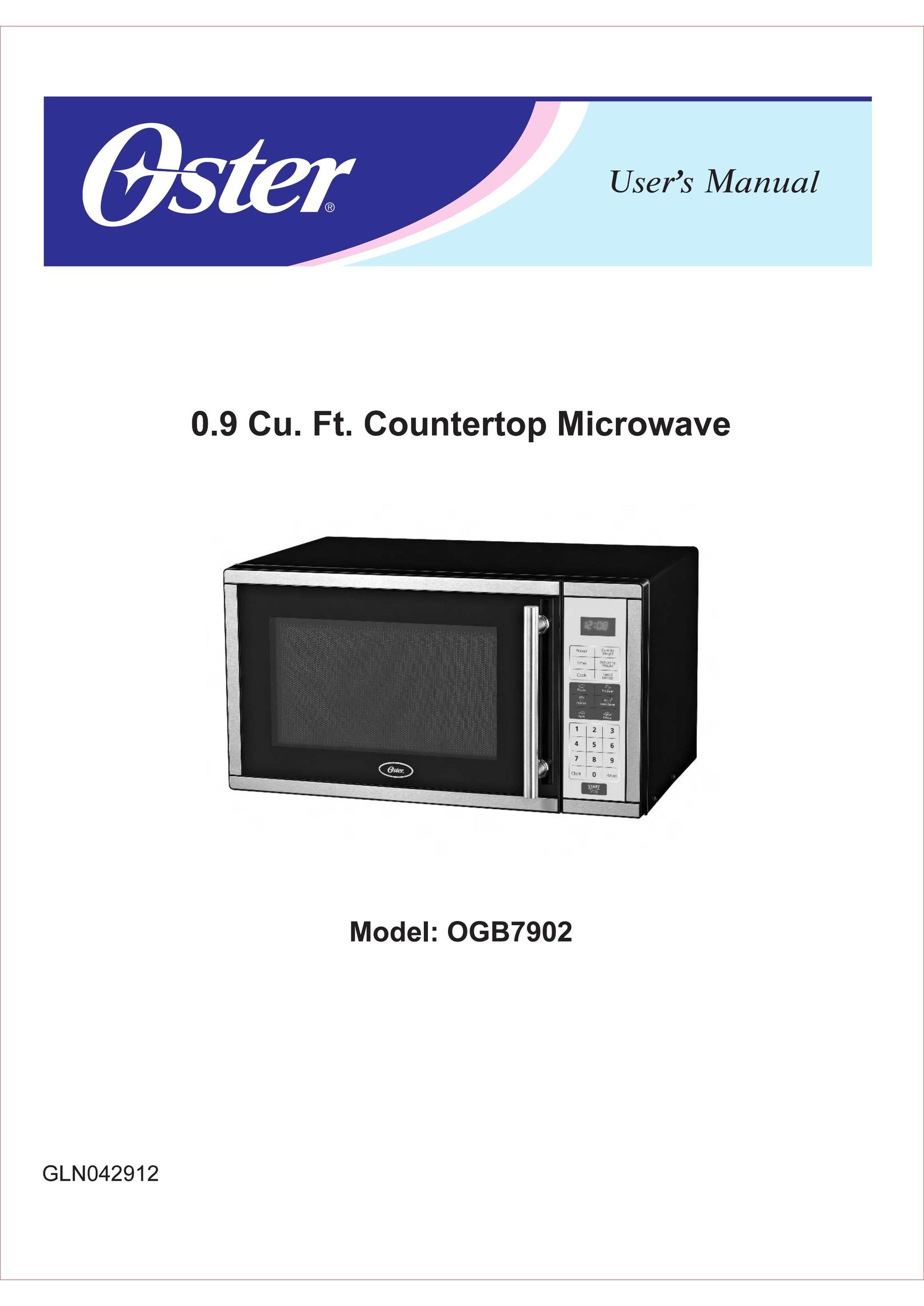 Oster OGB7902 Microwave Oven User Manual