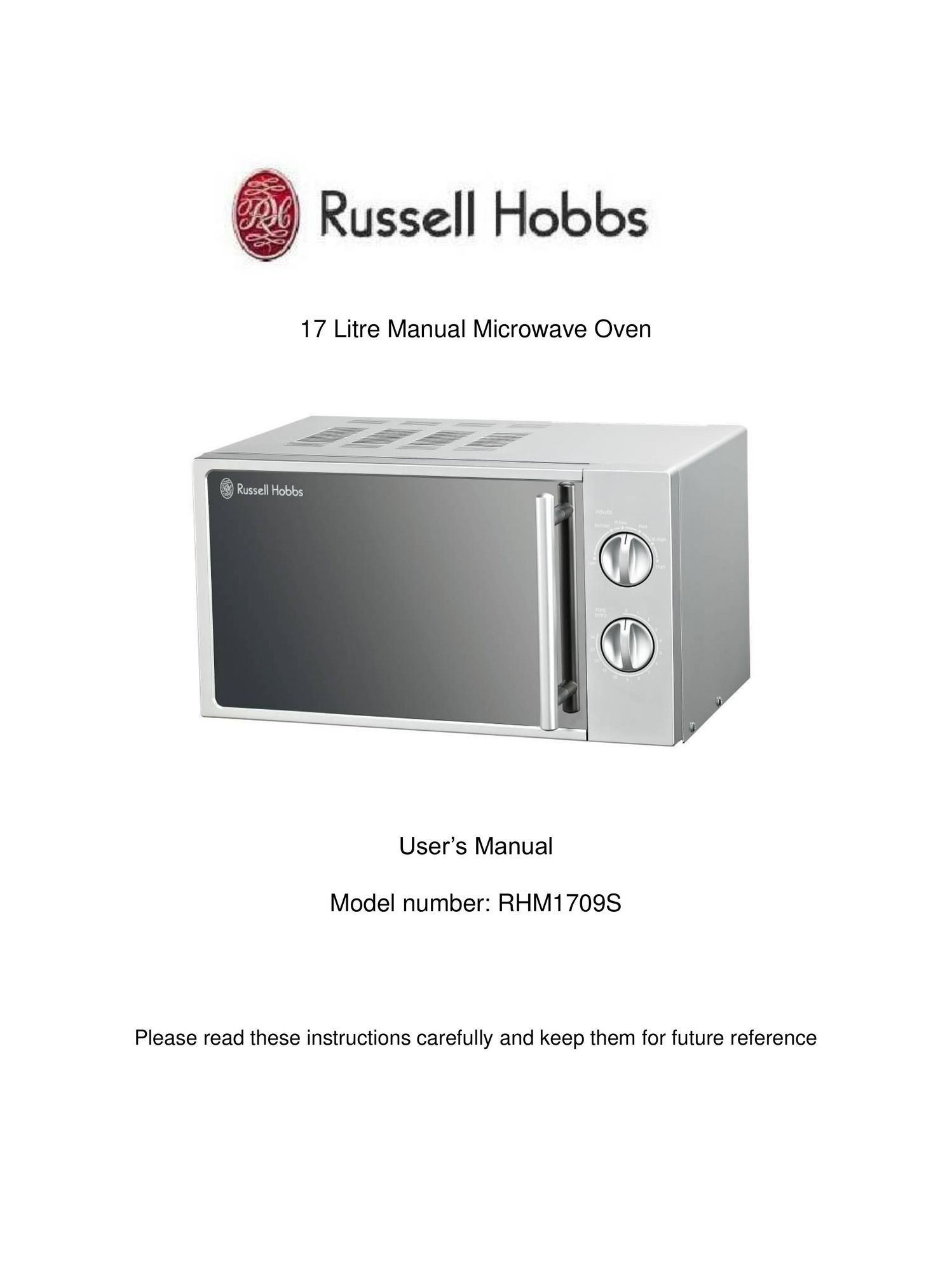 Russell Hobbs RHM1709S Microwave Oven User Manual