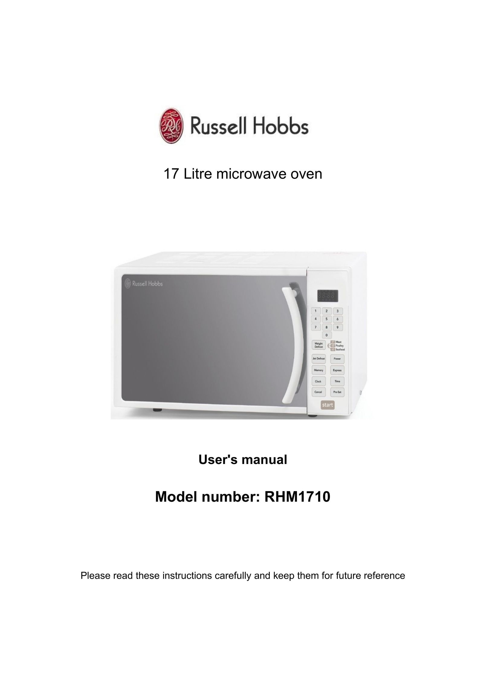 Russell Hobbs RHM1710 Microwave Oven User Manual